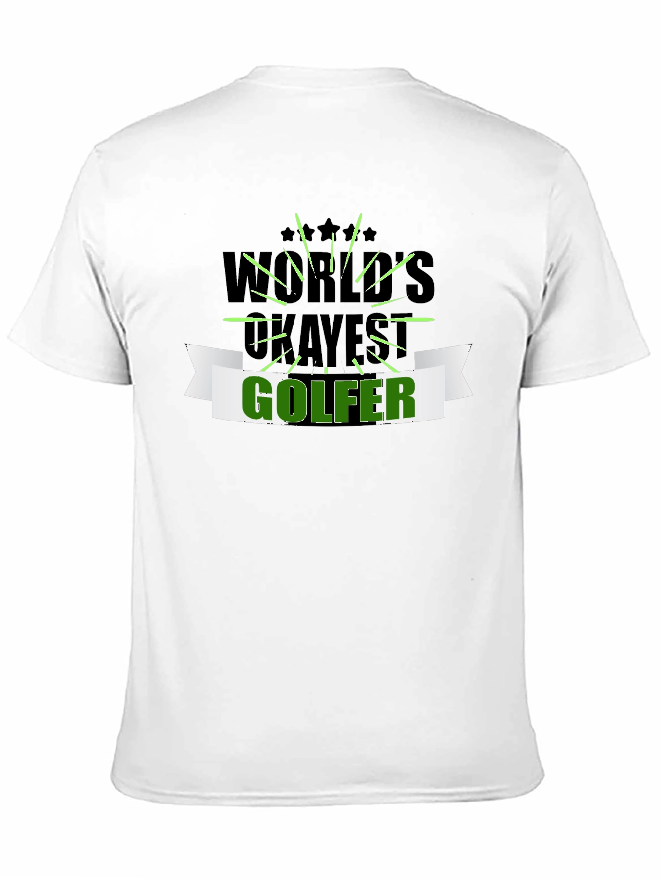 Worlds Okayest Golfer Graphic Tee