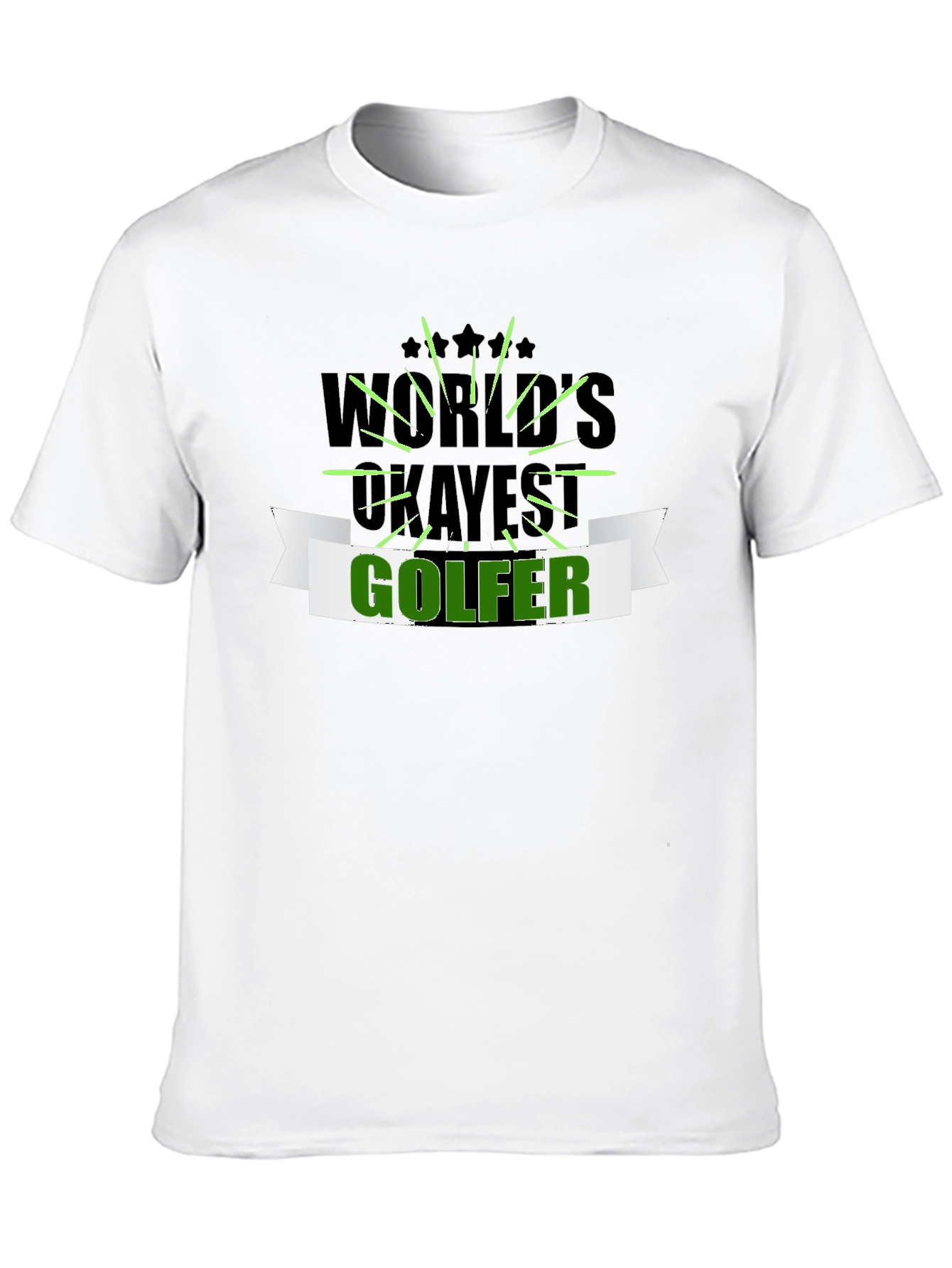 Worlds Okayest Golfer Graphic Tee