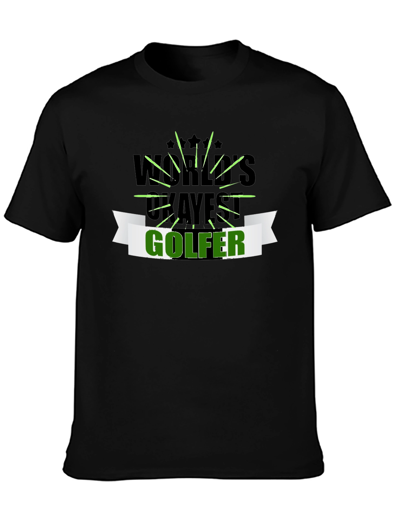 Worlds Okayest Golfer Graphic Tee