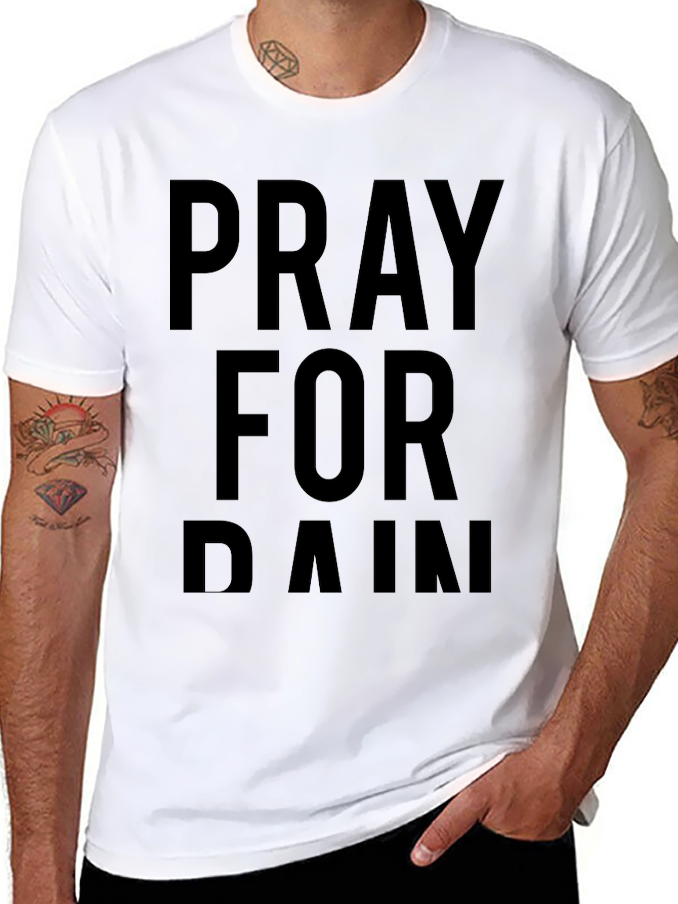 Pray for Rain Graphic T-Shirt