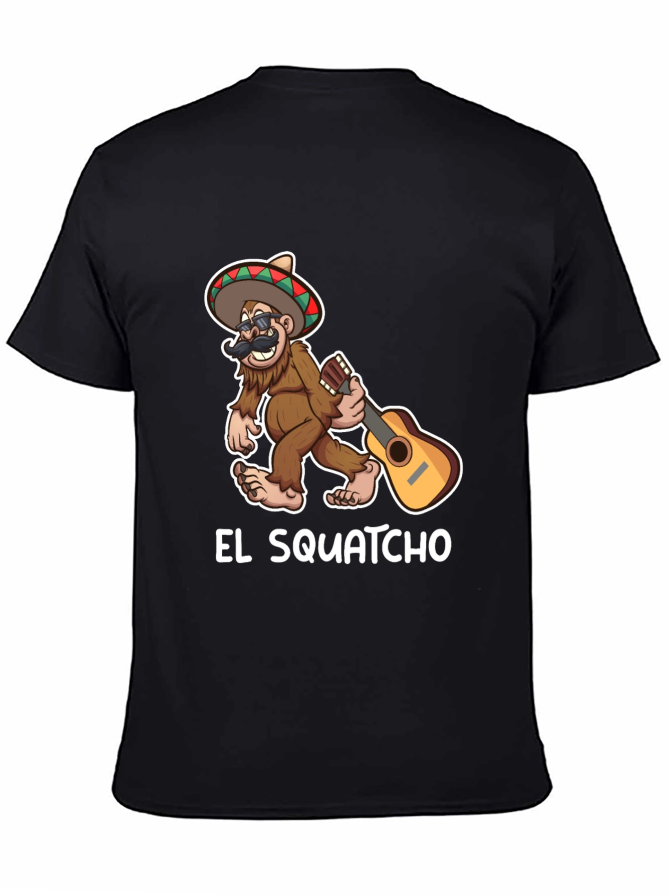 El Squatcho T-Shirt - Bigfoot with Sombrero