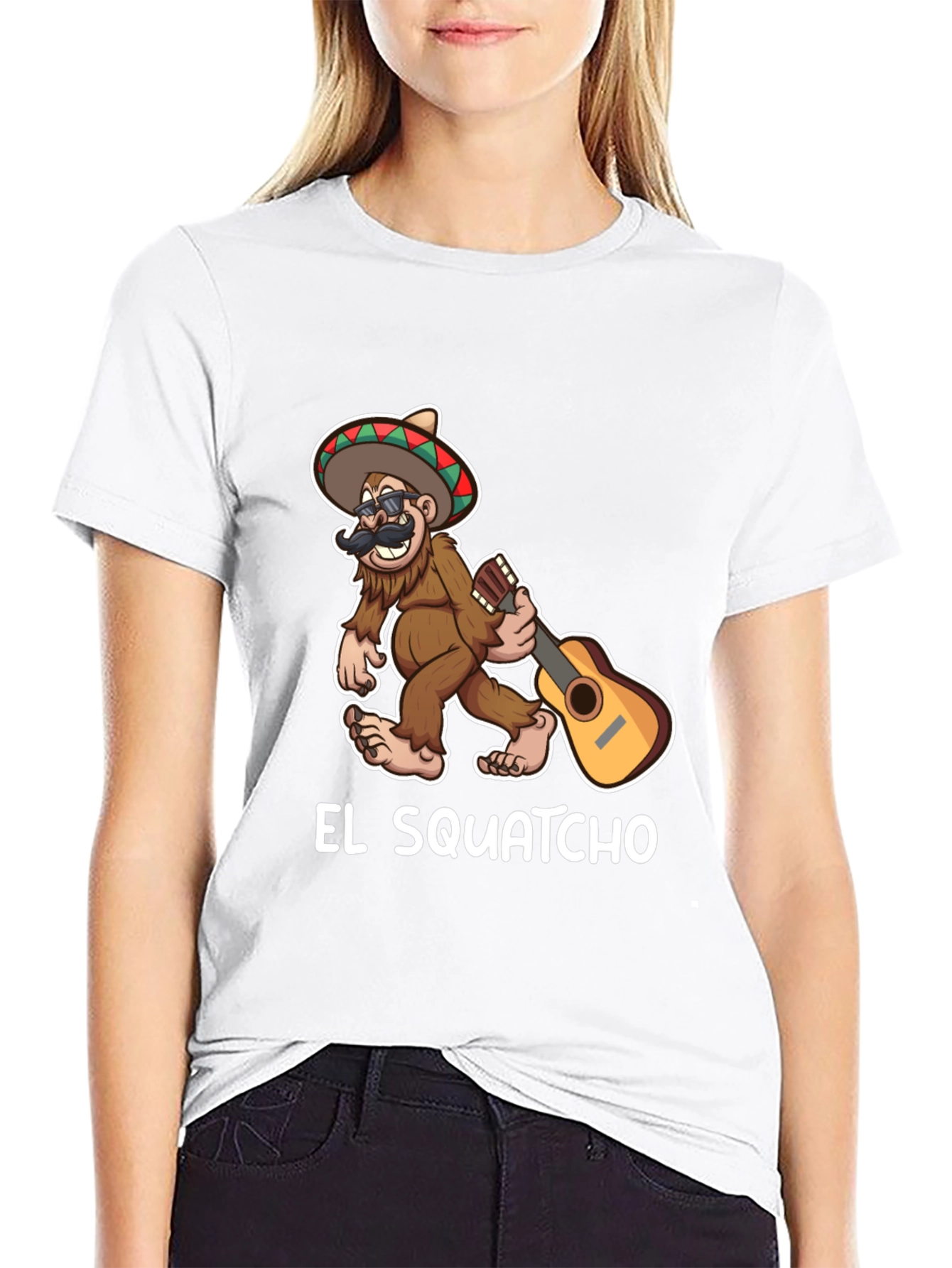 El Squatcho T-Shirt - Bigfoot with Sombrero