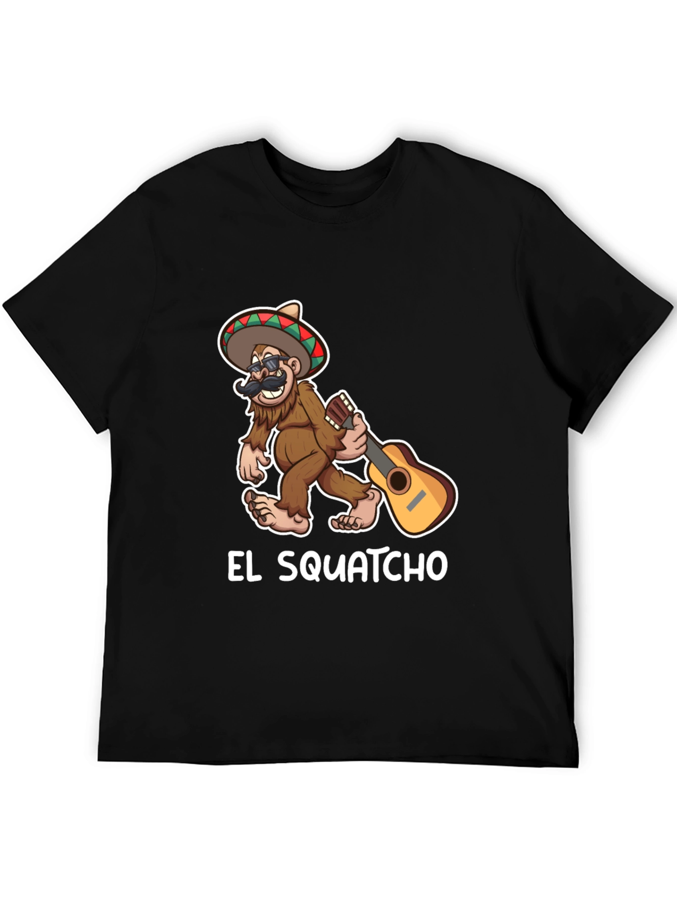El Squatcho T-Shirt - Bigfoot with Sombrero