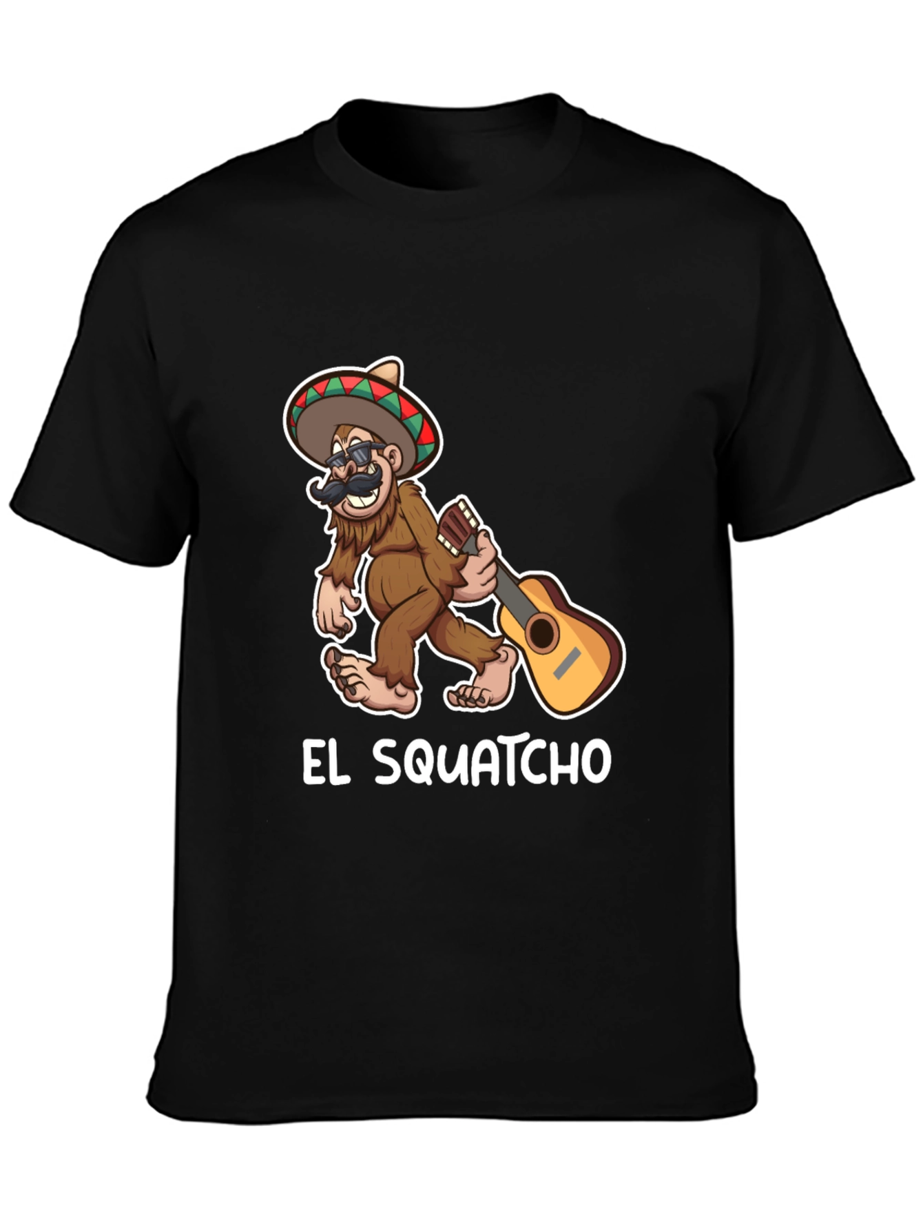 El Squatcho T-Shirt - Bigfoot with Sombrero