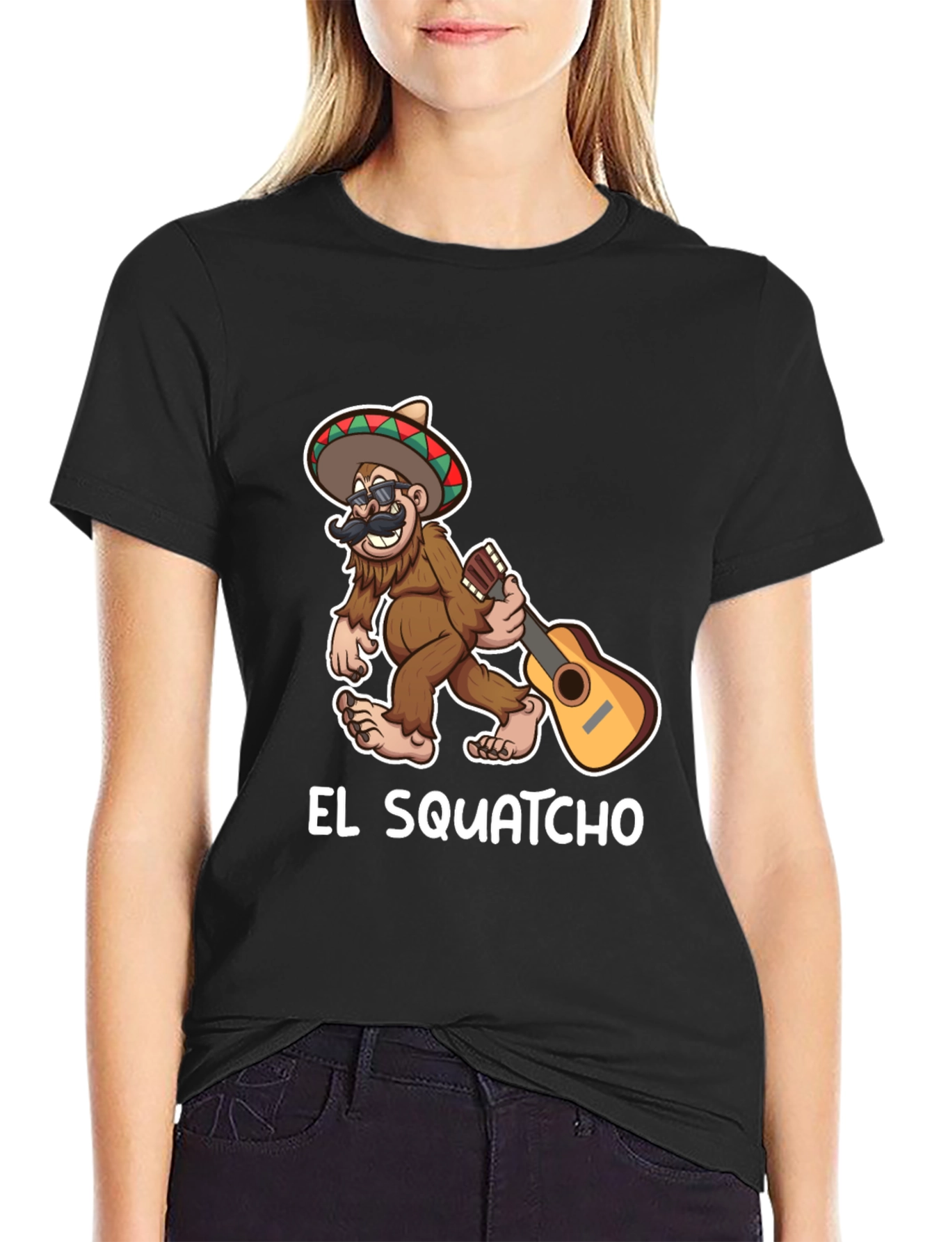 El Squatcho T-Shirt - Bigfoot with Sombrero
