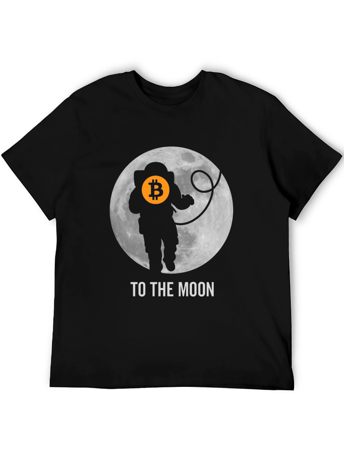 Bitcoin Astronaut T-Shirt - To The Moon Crypto Tee