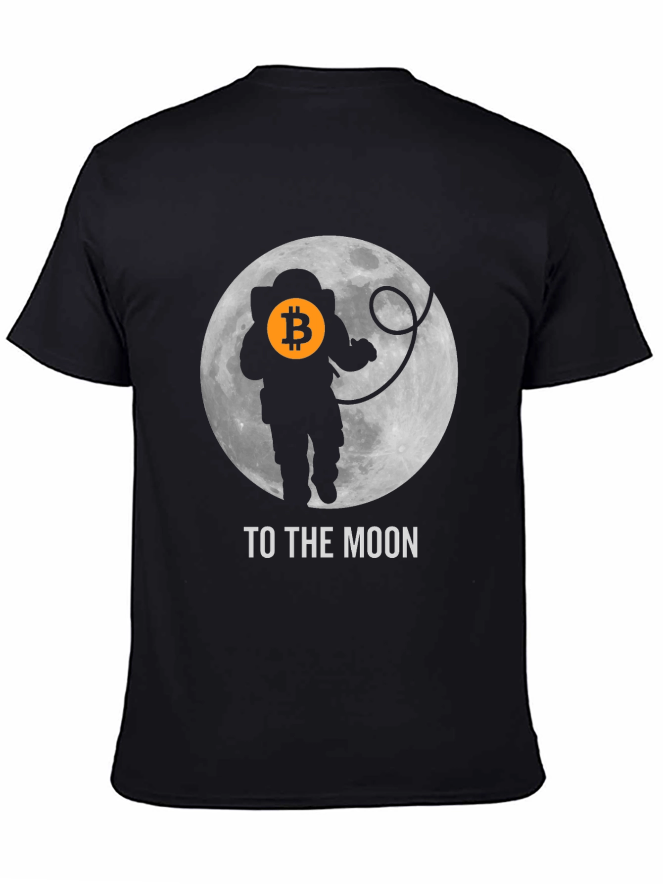 Bitcoin Astronaut T-Shirt - To The Moon Crypto Tee