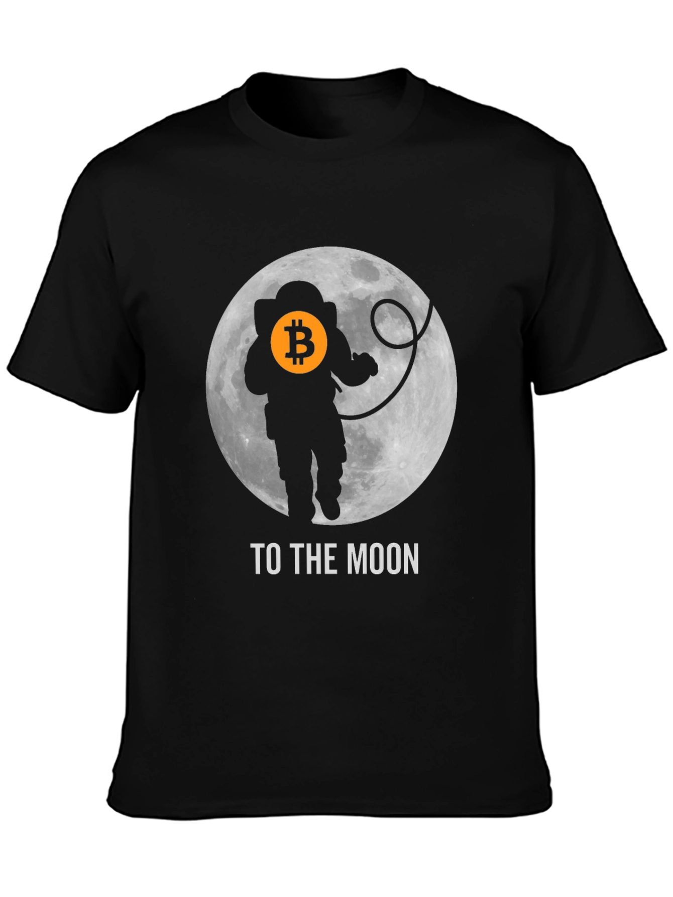 Bitcoin Astronaut T-Shirt - To The Moon Crypto Tee