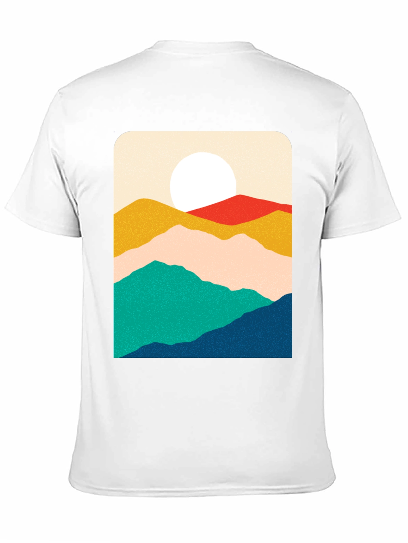 Mountain Graphic Print T-Shirt - Relaxed Fit