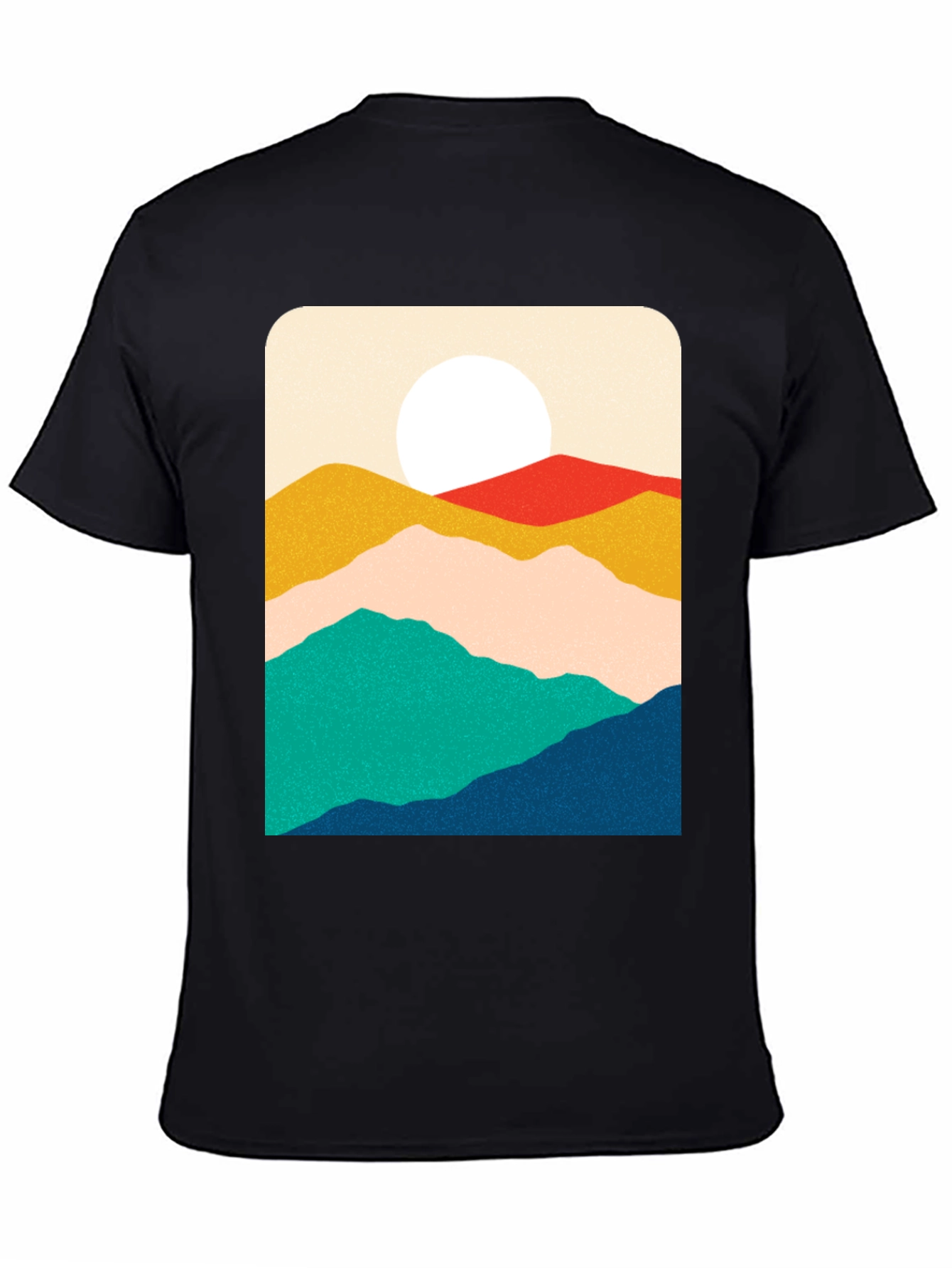 Mountain Graphic Print T-Shirt - Relaxed Fit
