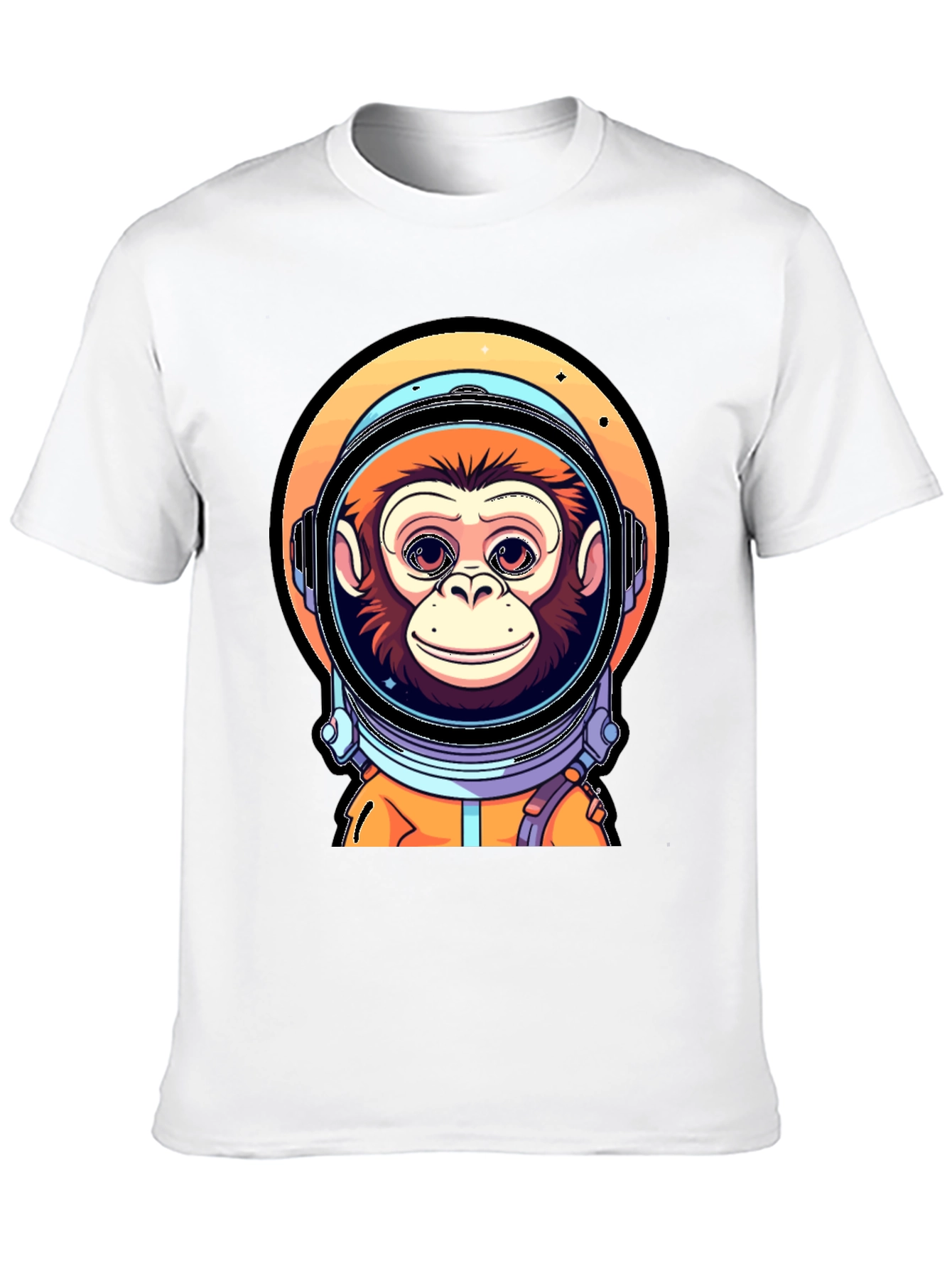 Monkey Astronaut T-Shirt - Space Chimp Design