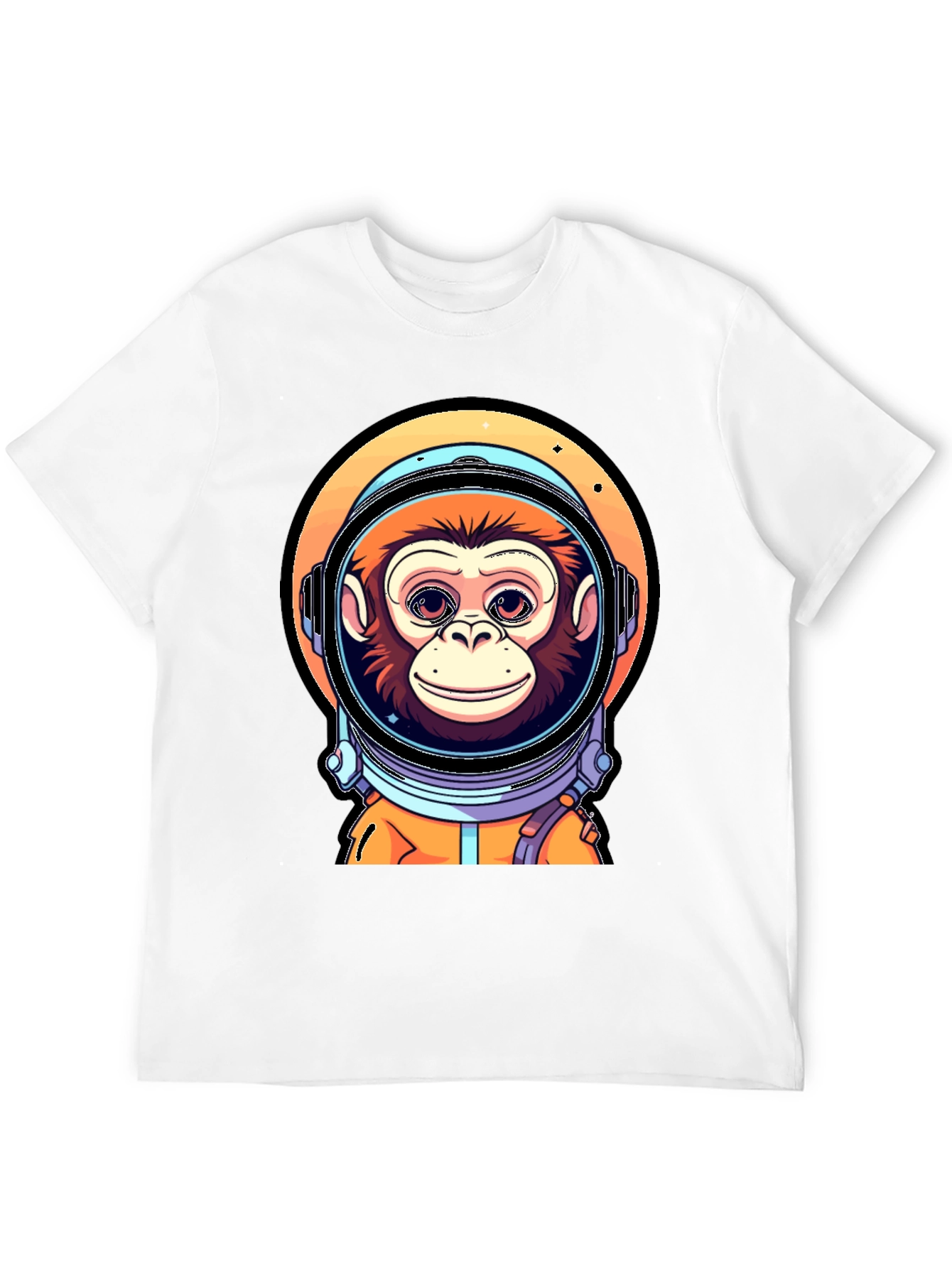 Monkey Astronaut T-Shirt - Space Chimp Design