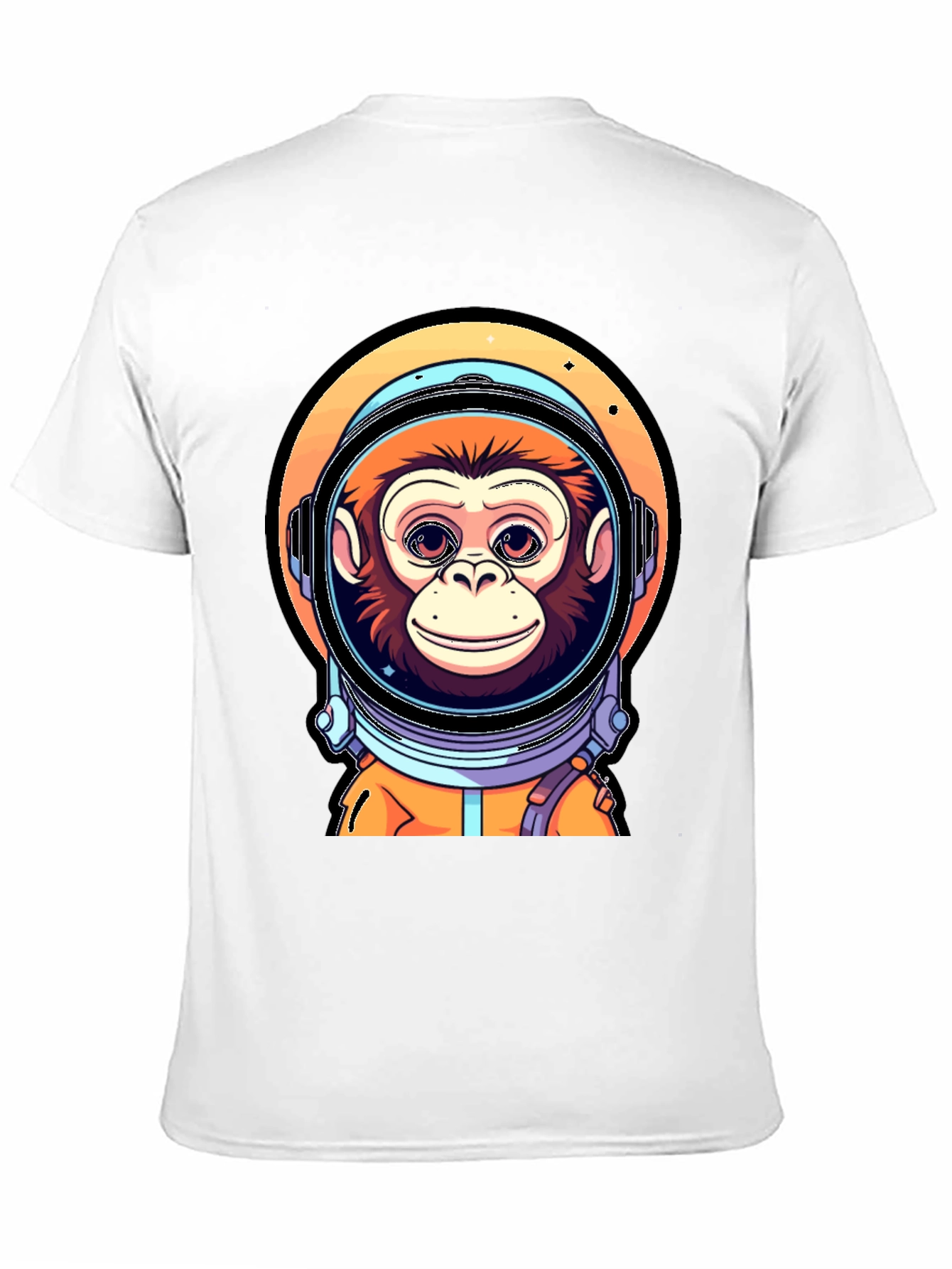 Monkey Astronaut T-Shirt - Space Chimp Design
