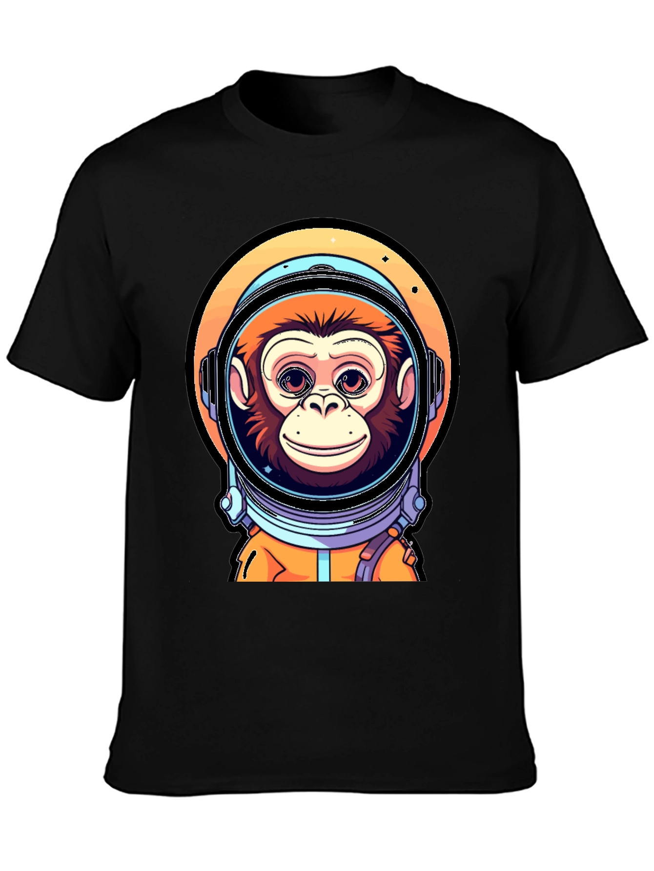 Monkey Astronaut T-Shirt - Space Chimp Design