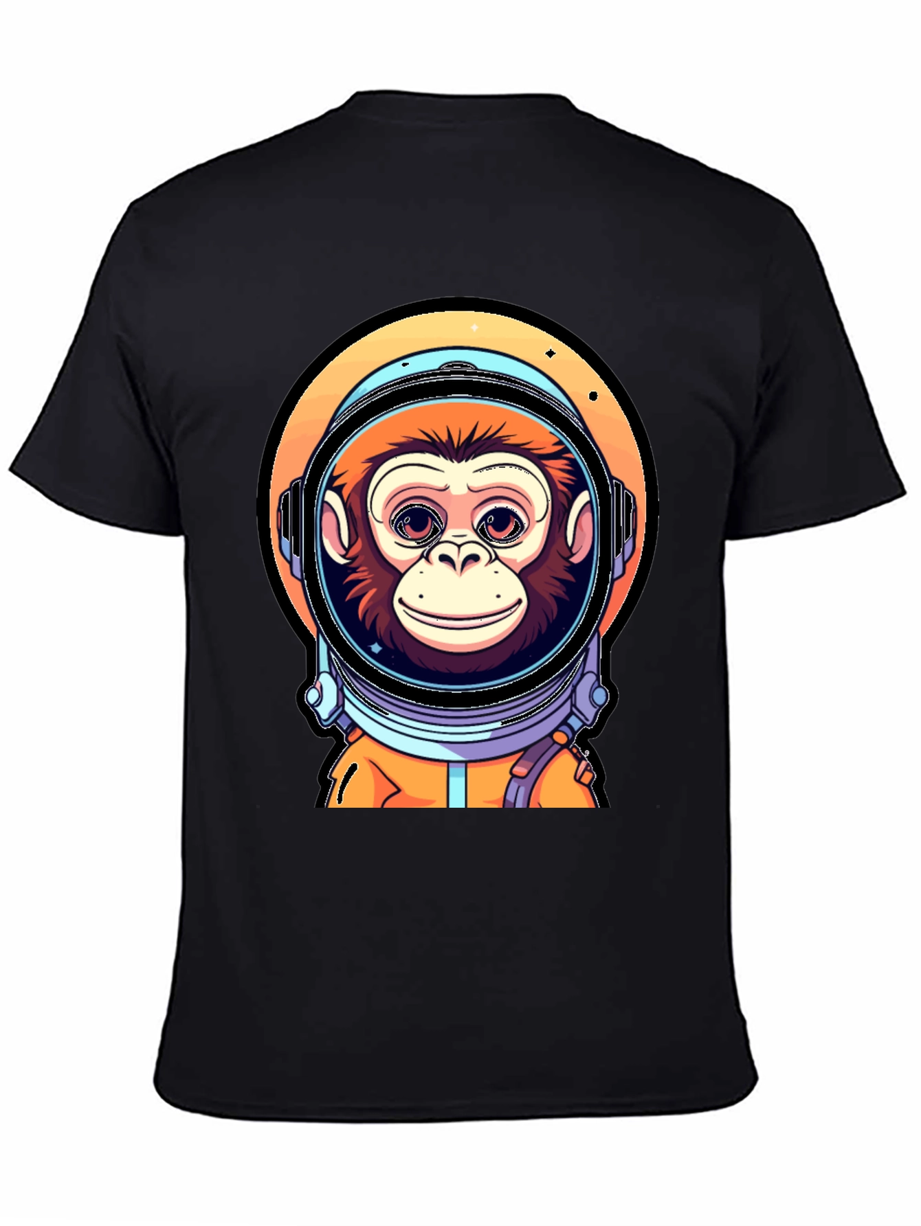 Monkey Astronaut T-Shirt - Space Chimp Design