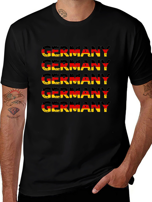 Germany Flag T-Shirt - Graphic Print Tee