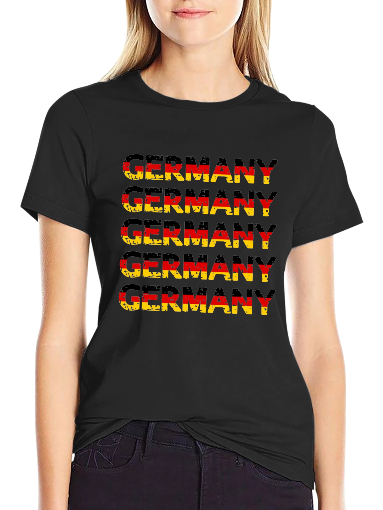 Germany Flag T-Shirt - Graphic Print Tee