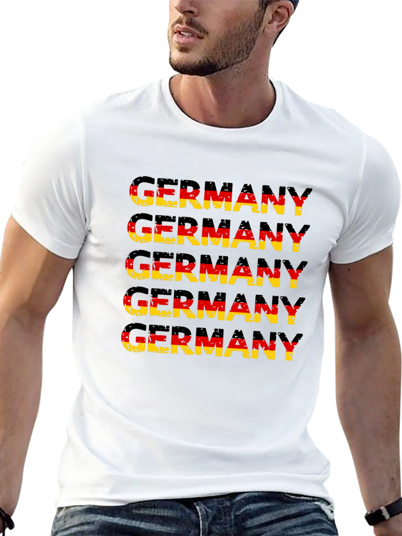 Germany Flag T-Shirt - Graphic Print Tee