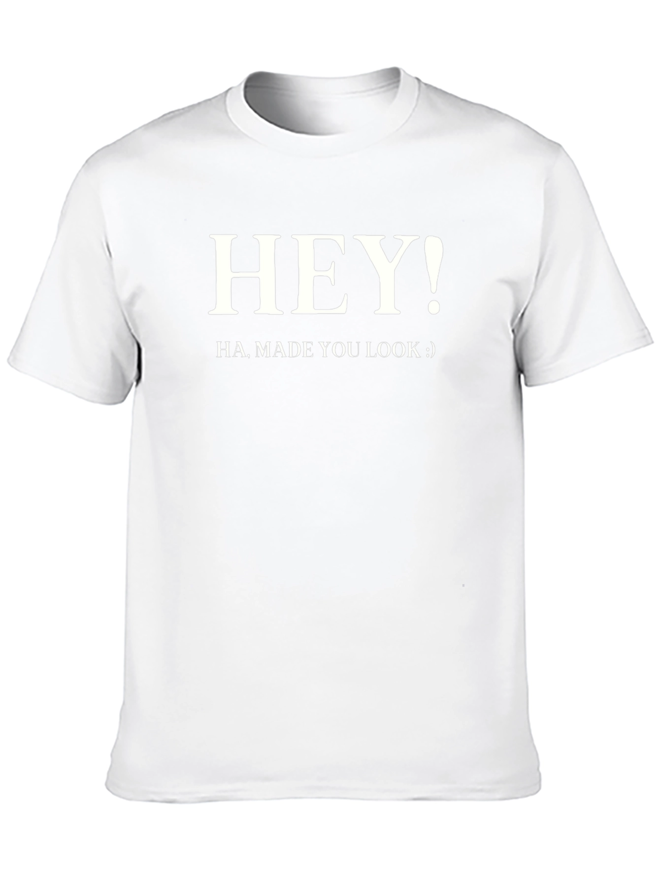 HEY! Made You Look Graphic T-Shirt - Black