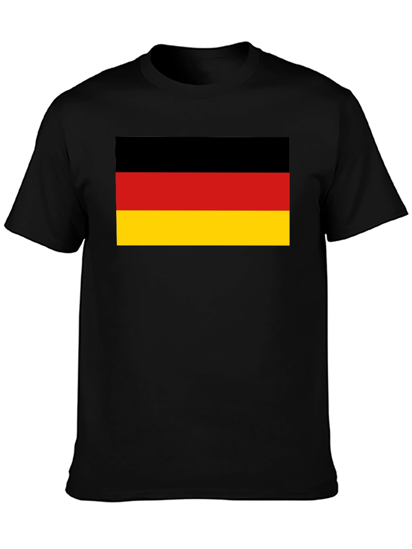 Germany Flag Graphic T-Shirt - Black
