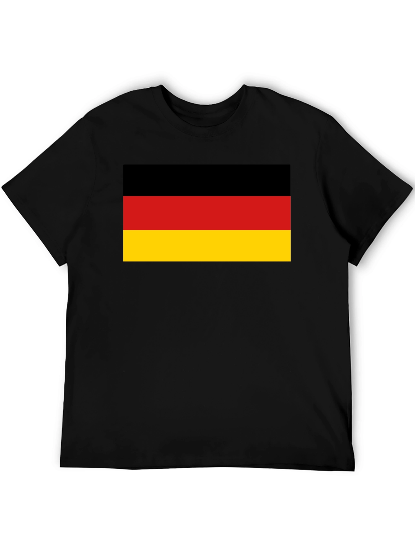 Germany Flag Graphic T-Shirt - Black