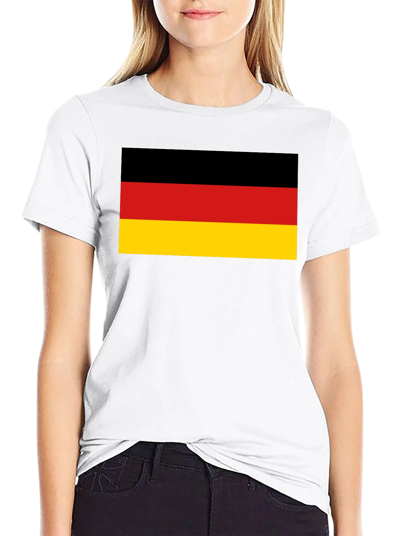 Germany Flag Graphic T-Shirt - Black