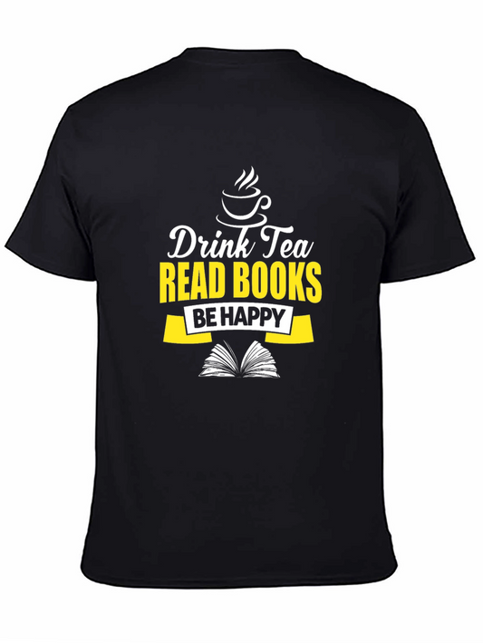 Drink Tea Read Books Graphic Tee