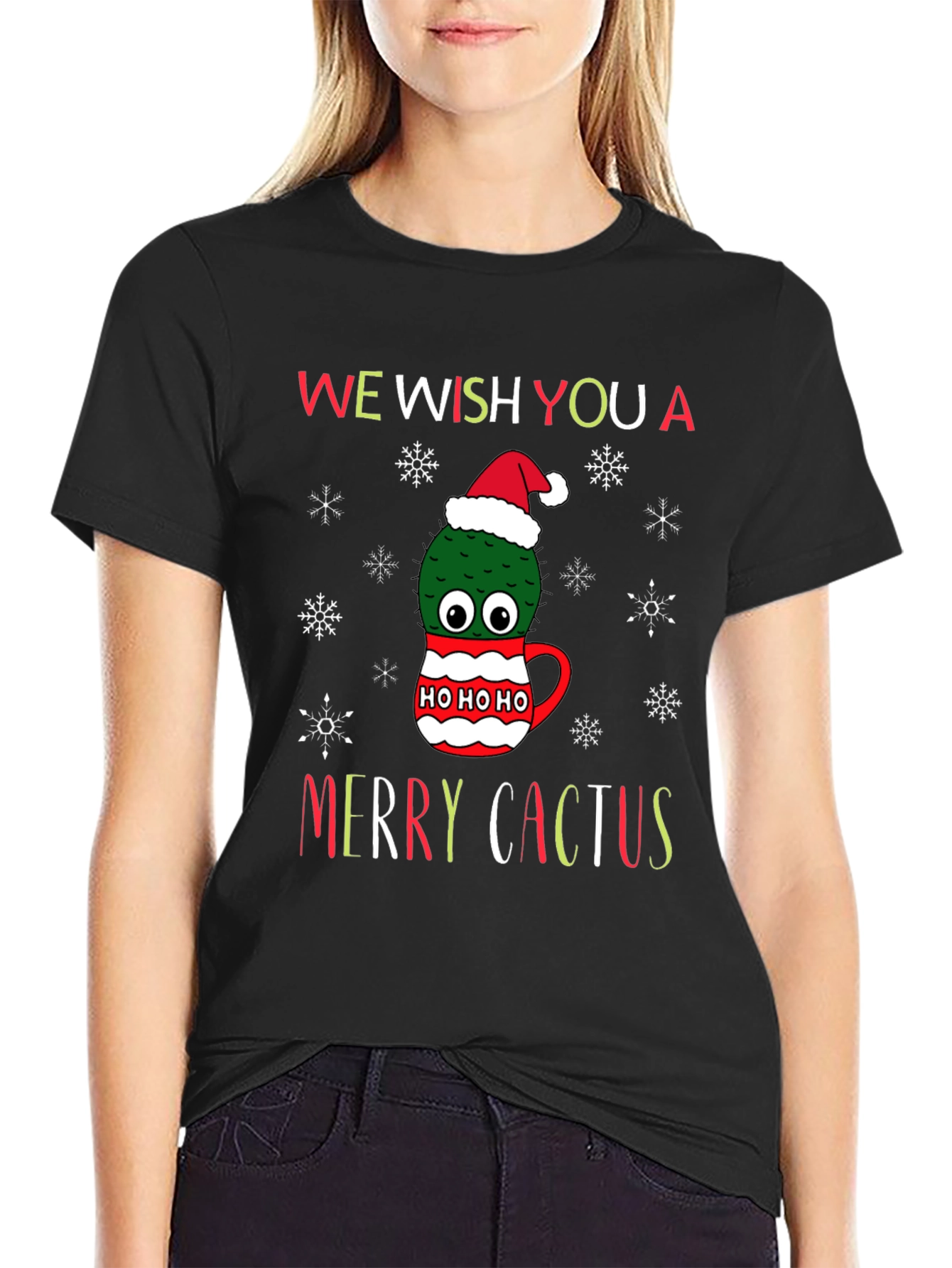 Merry Cactus Christmas T-Shirt