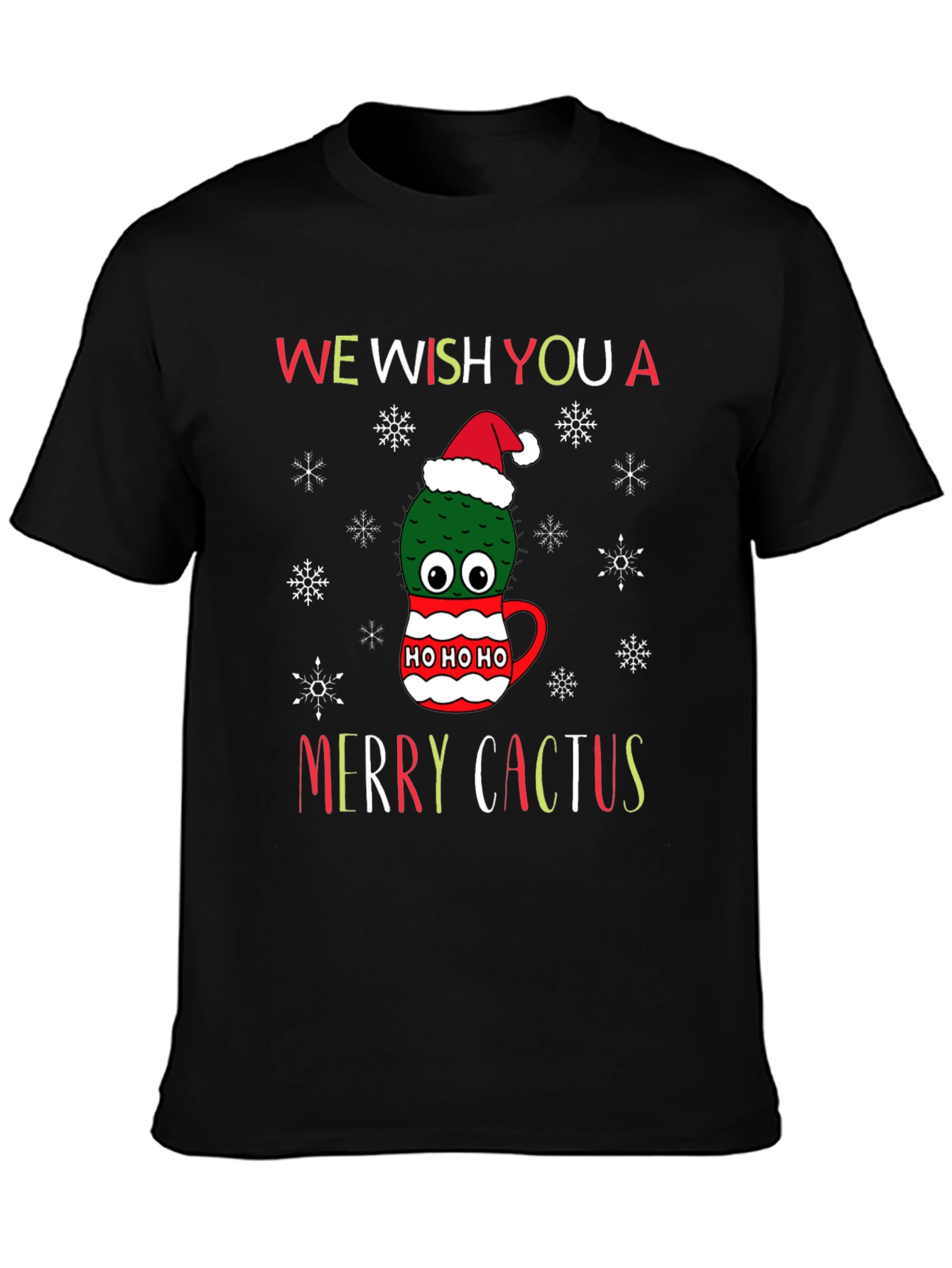 Merry Cactus Christmas T-Shirt