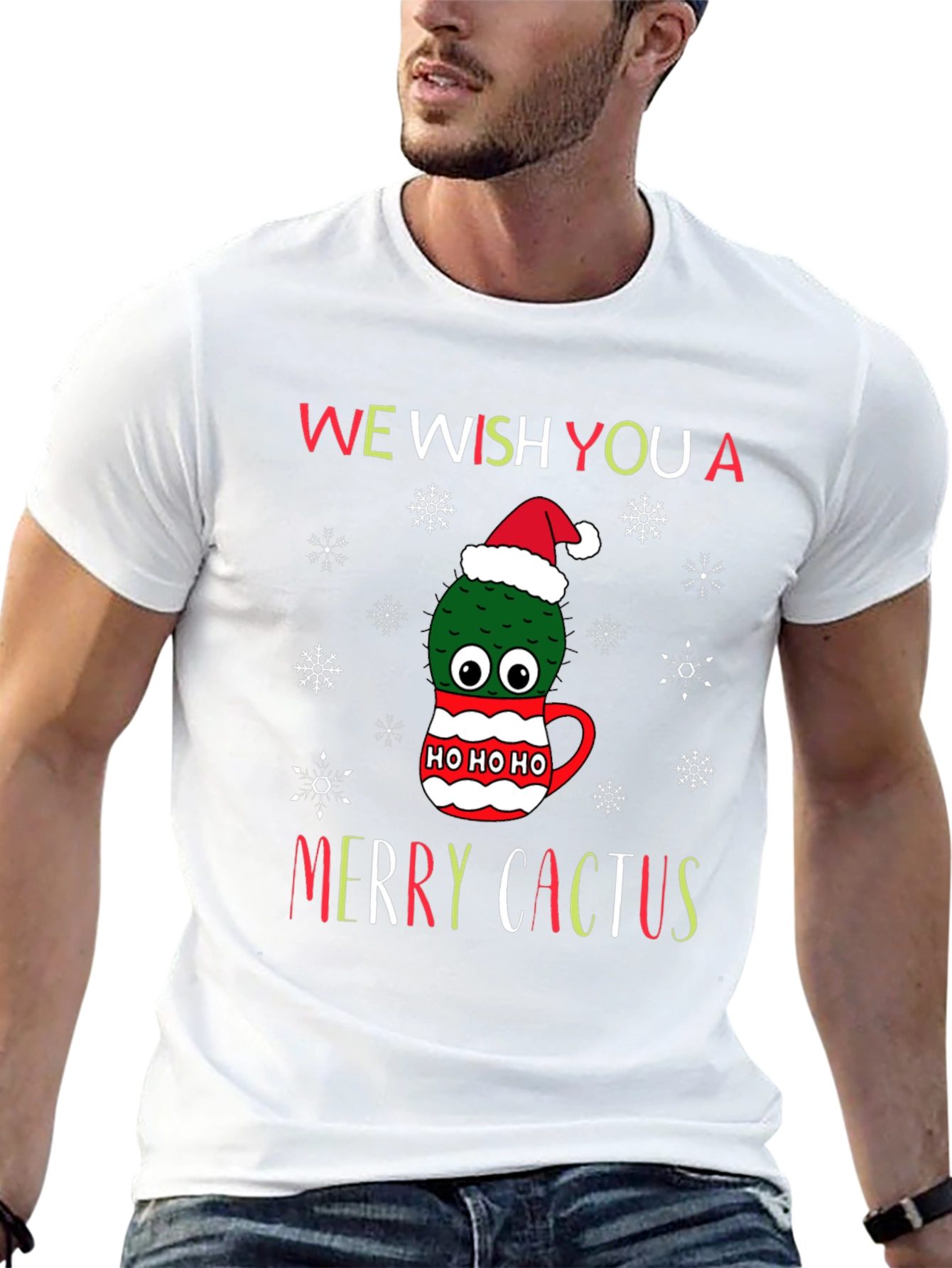Merry Cactus Christmas T-Shirt