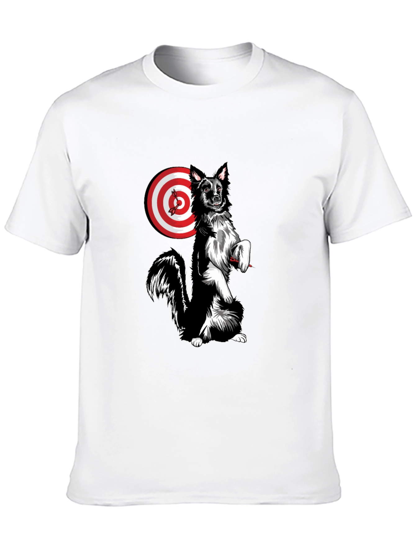 Dog Target T-Shirt - Unique Graphic Tee