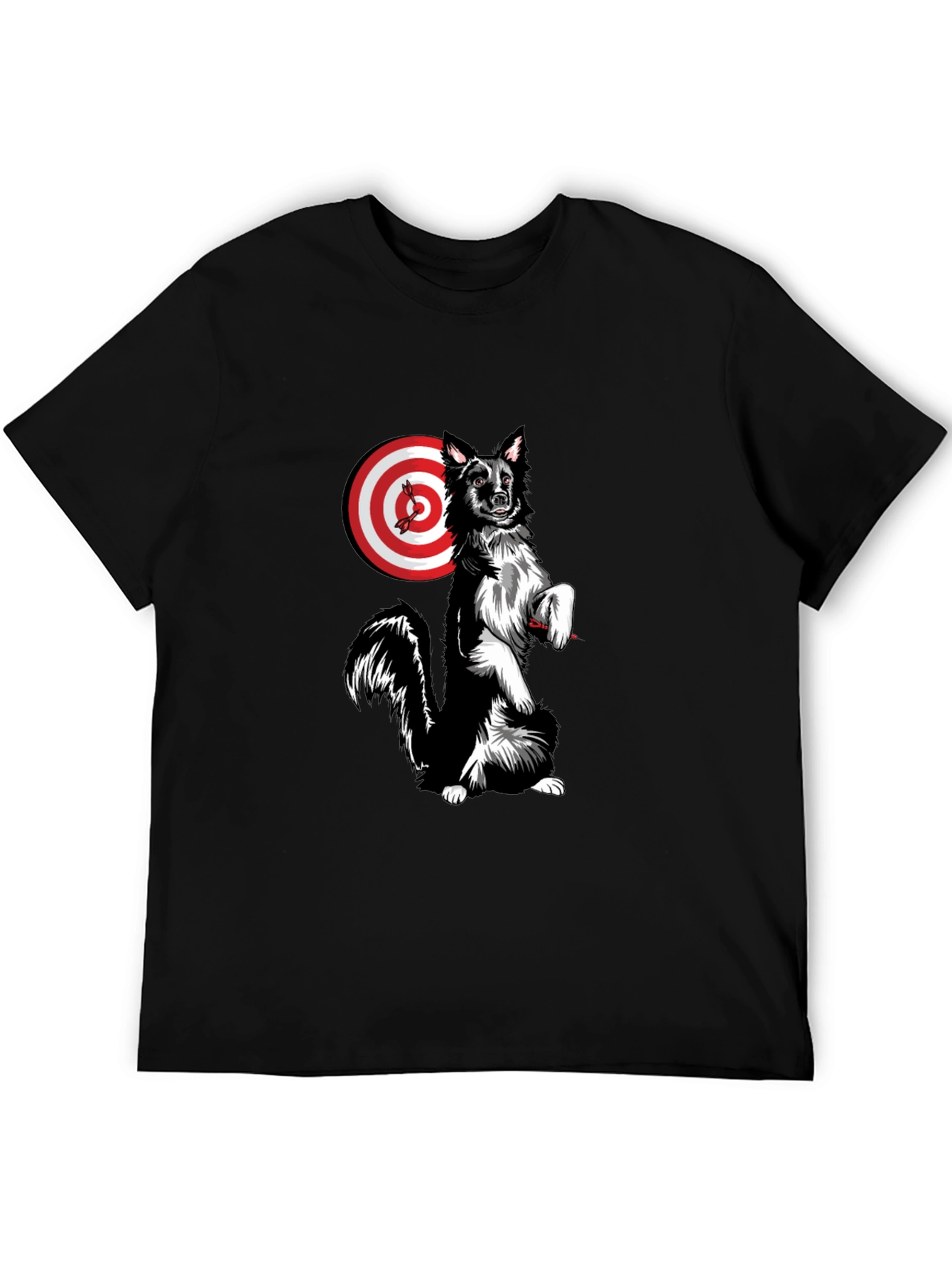 Dog Target T-Shirt - Unique Graphic Tee