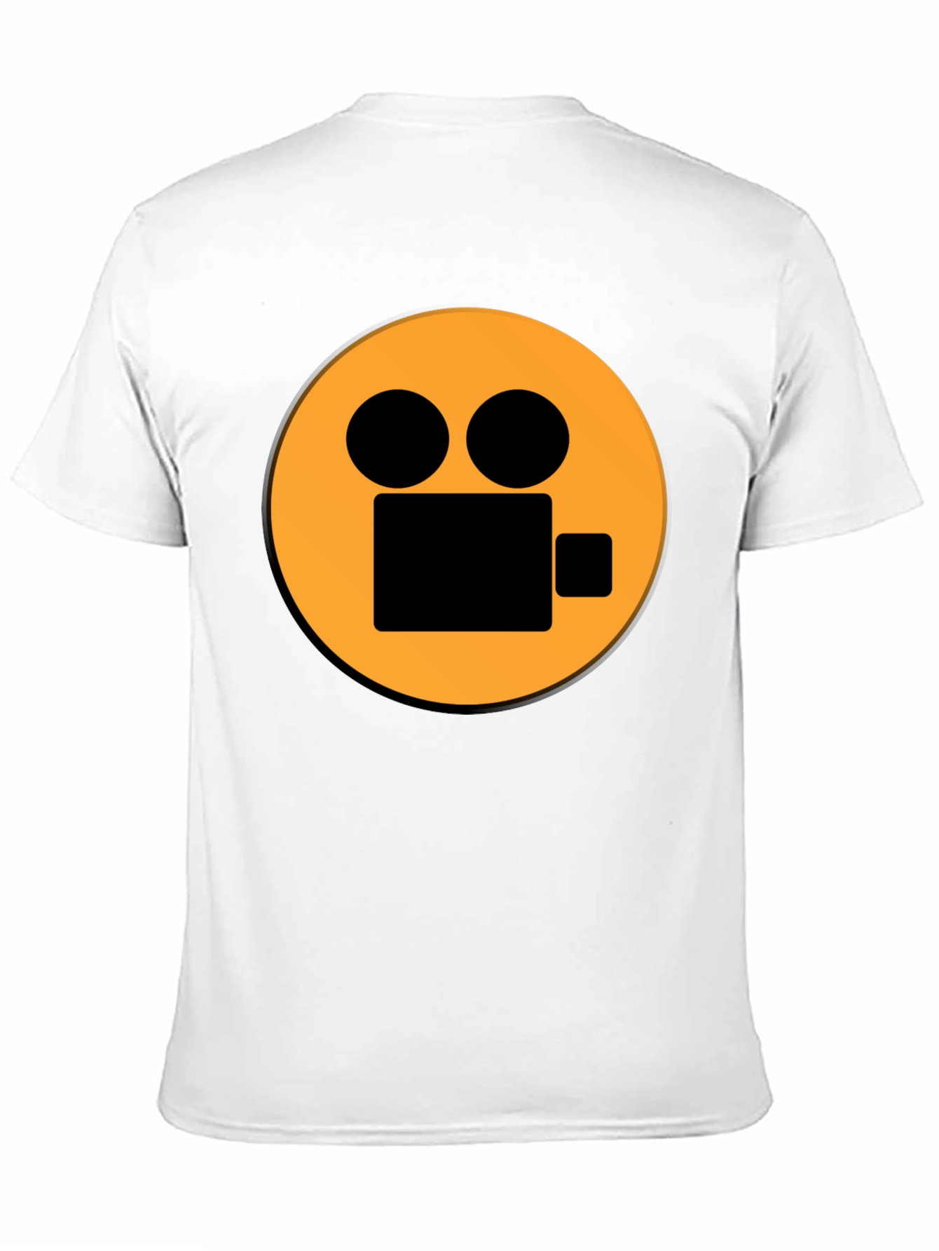 Camera Graphic Black T-Shirt - Movie Lover Tee