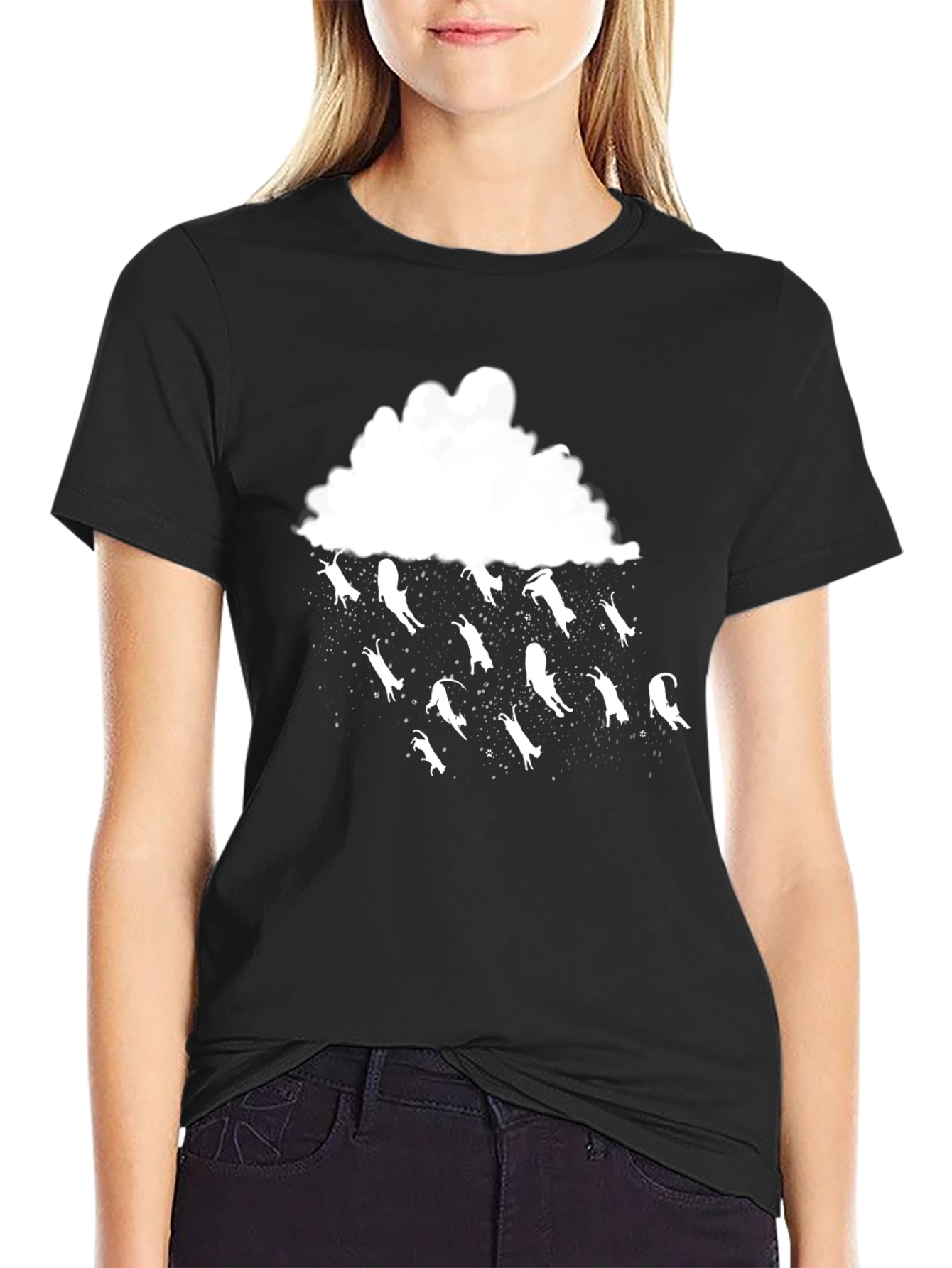 Funny Cats Rain T-Shirt