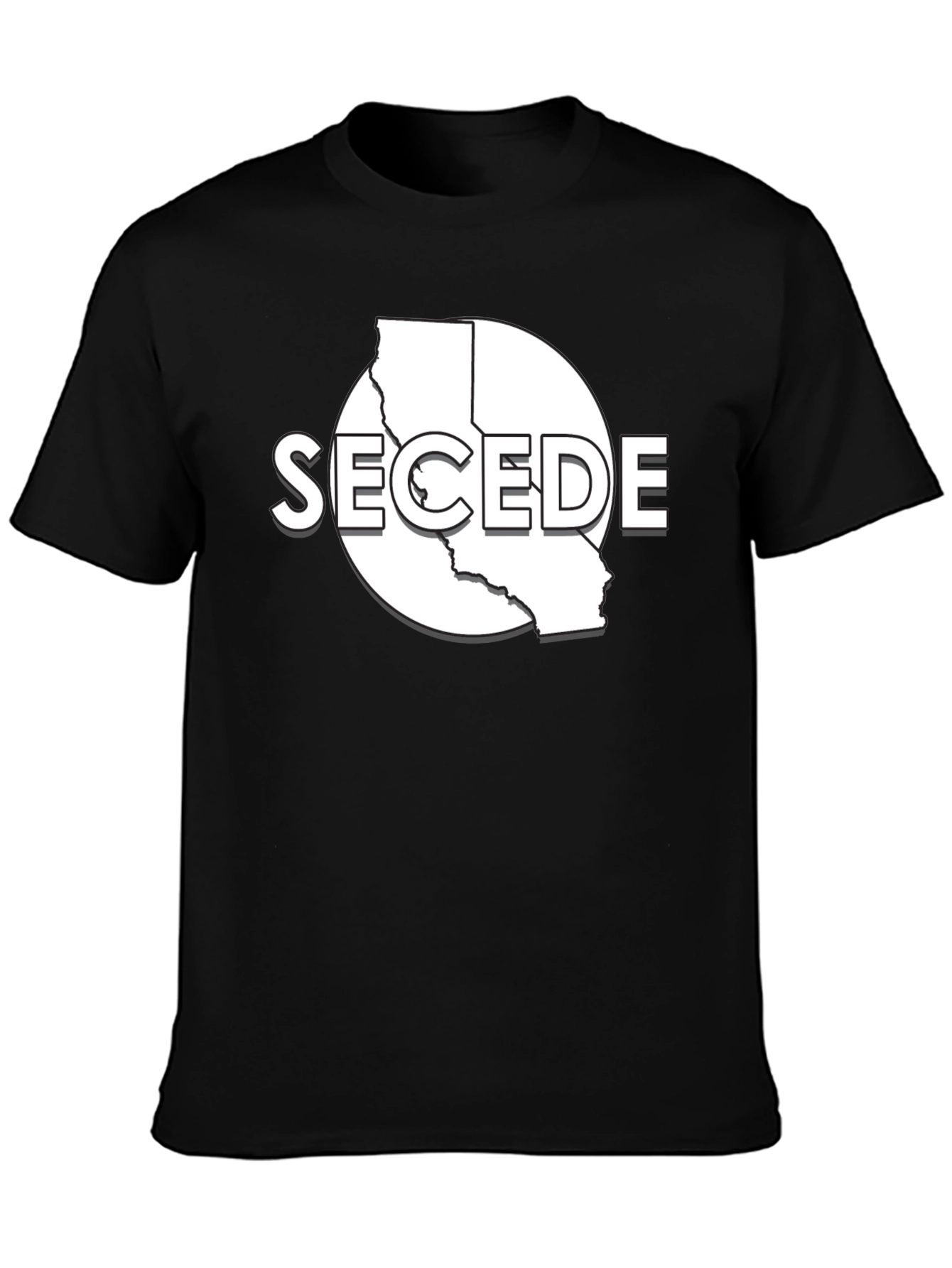 Secede California Graphic T-Shirt - Black