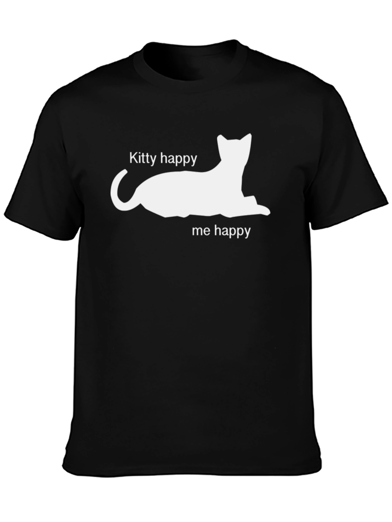 Kitty Happy Me Happy Graphic Tee