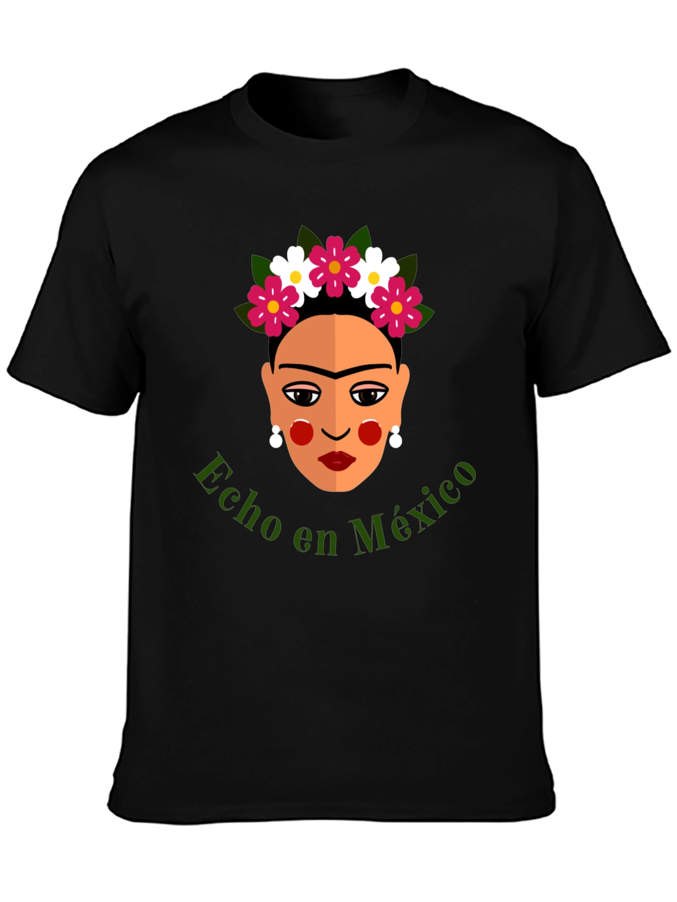 Frida Kahlo Hecho en Mexico Graphic T-Shirt
