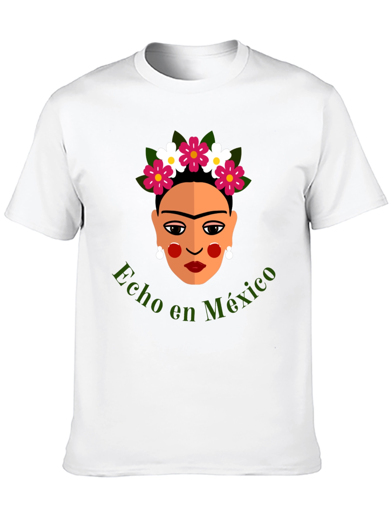 Frida Kahlo Hecho en Mexico Graphic T-Shirt