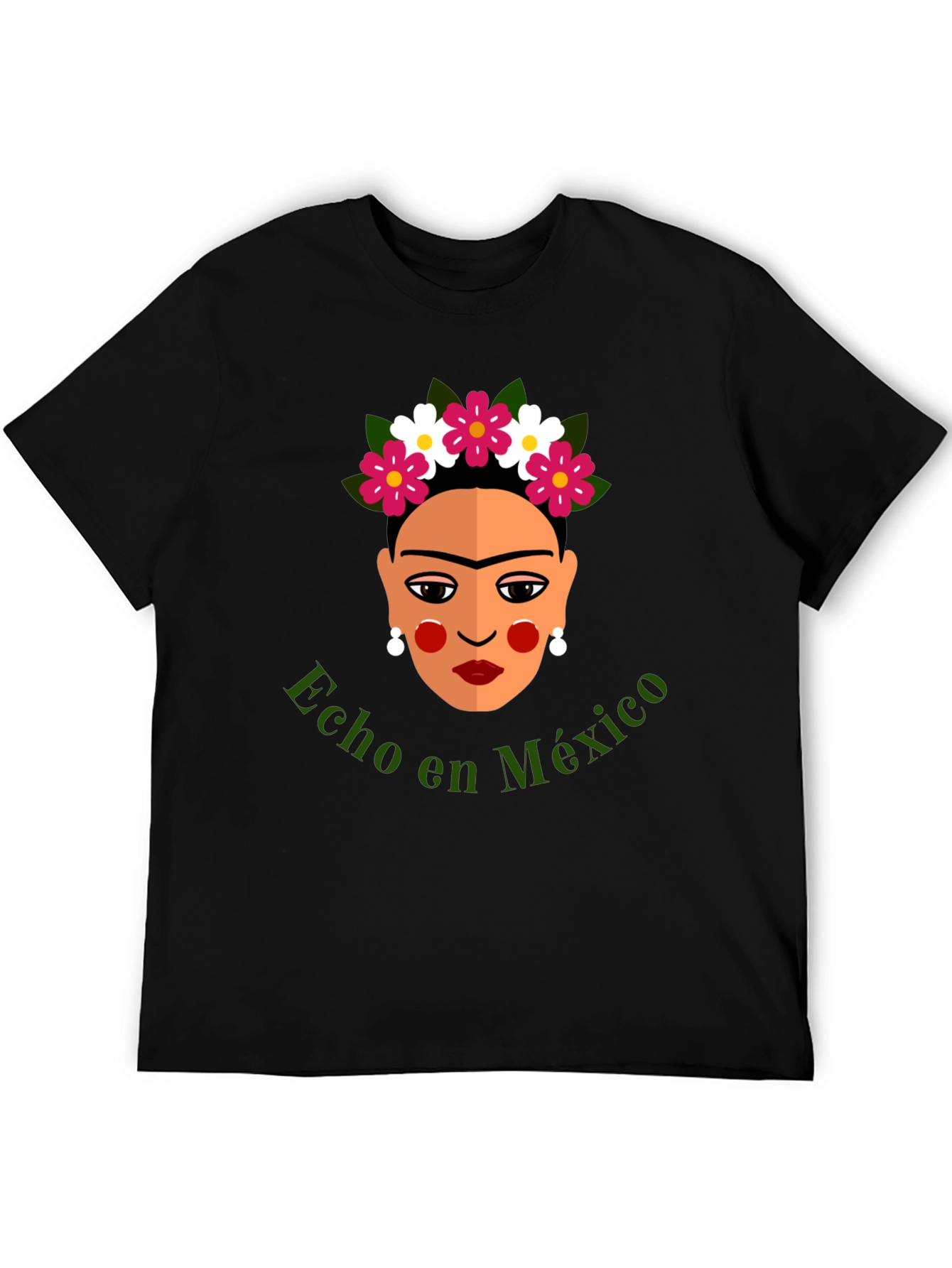Frida Kahlo Hecho en Mexico Graphic T-Shirt