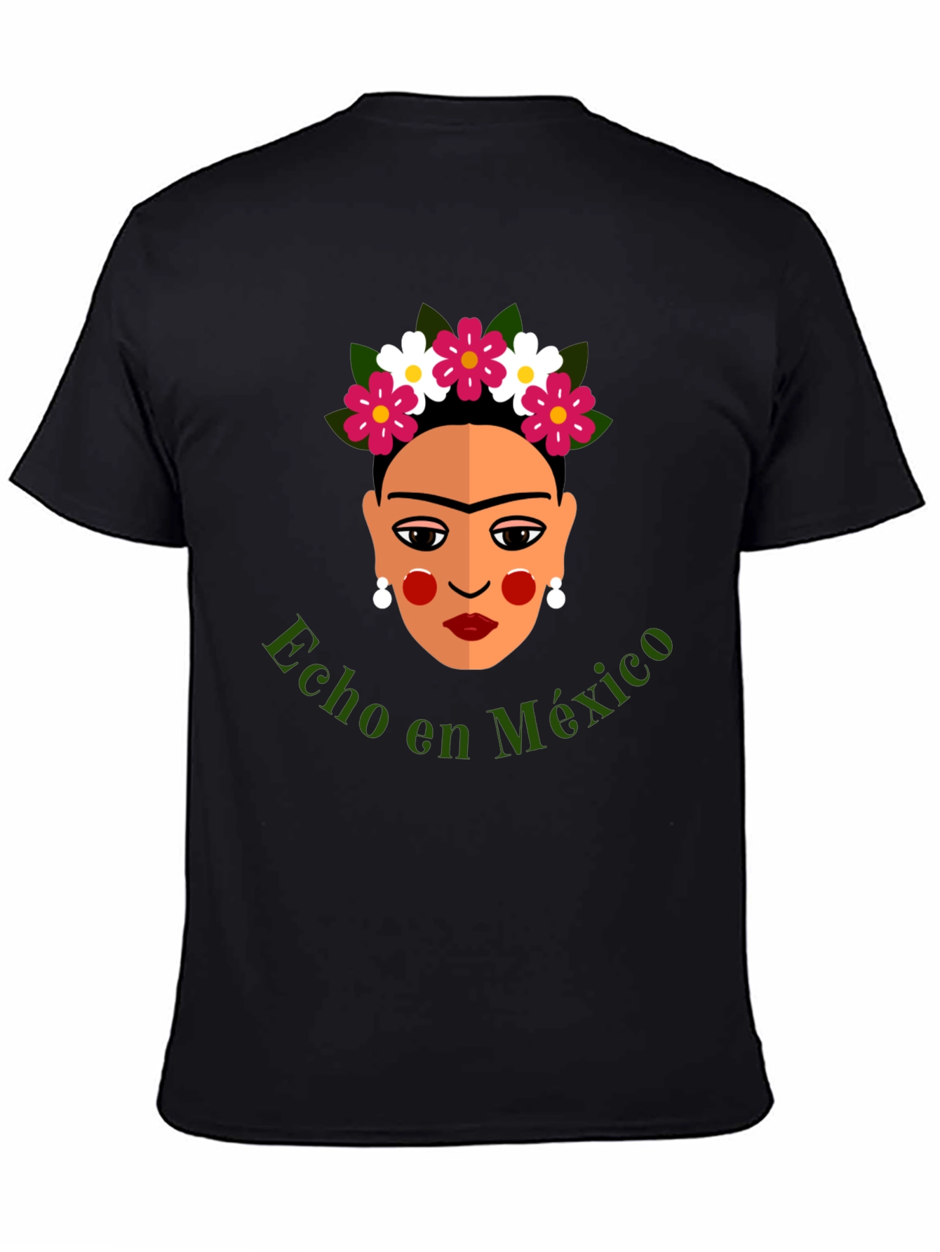 Frida Kahlo Hecho en Mexico Graphic T-Shirt