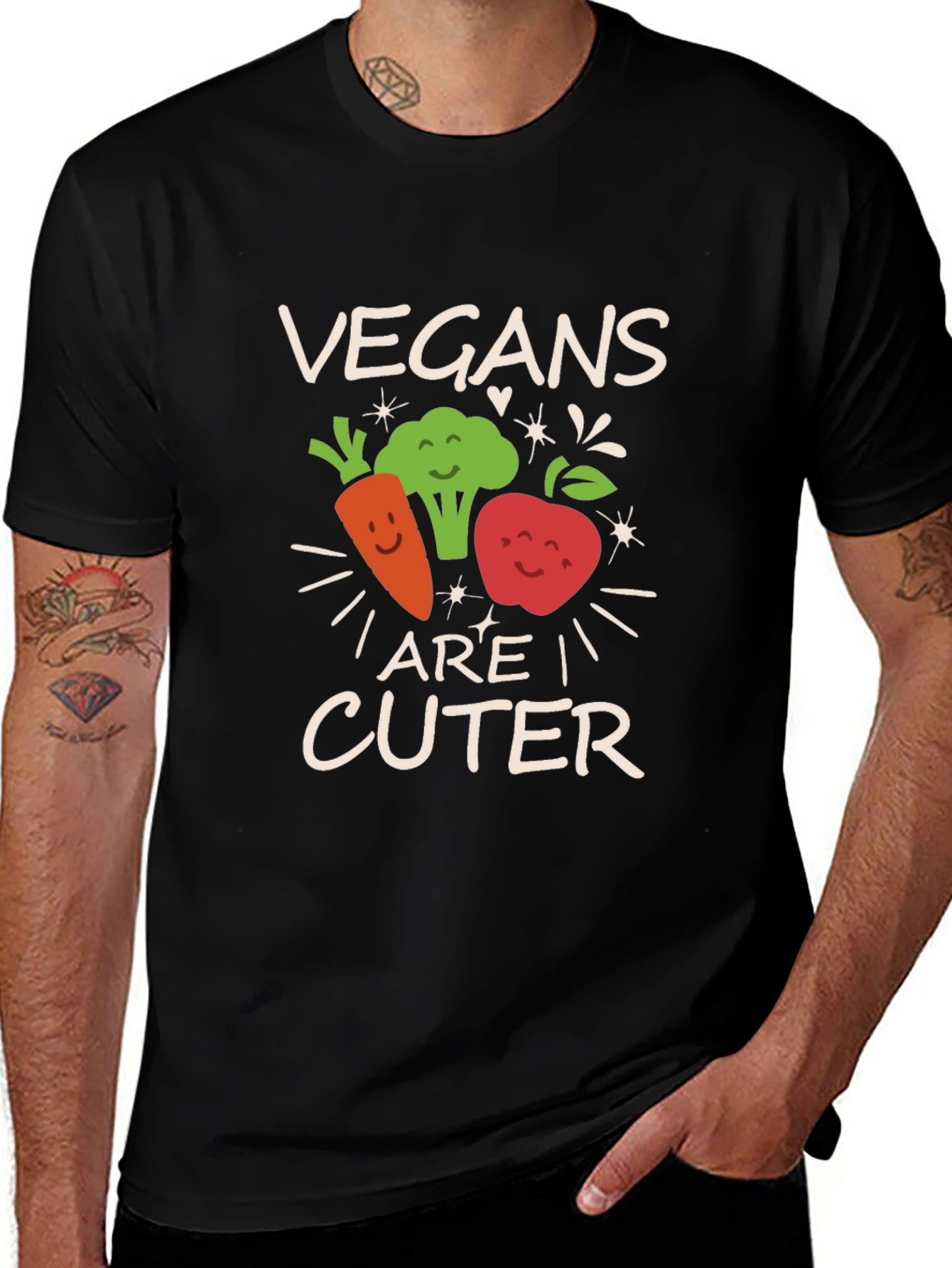 Vegans Are Cuter Graphic Tee