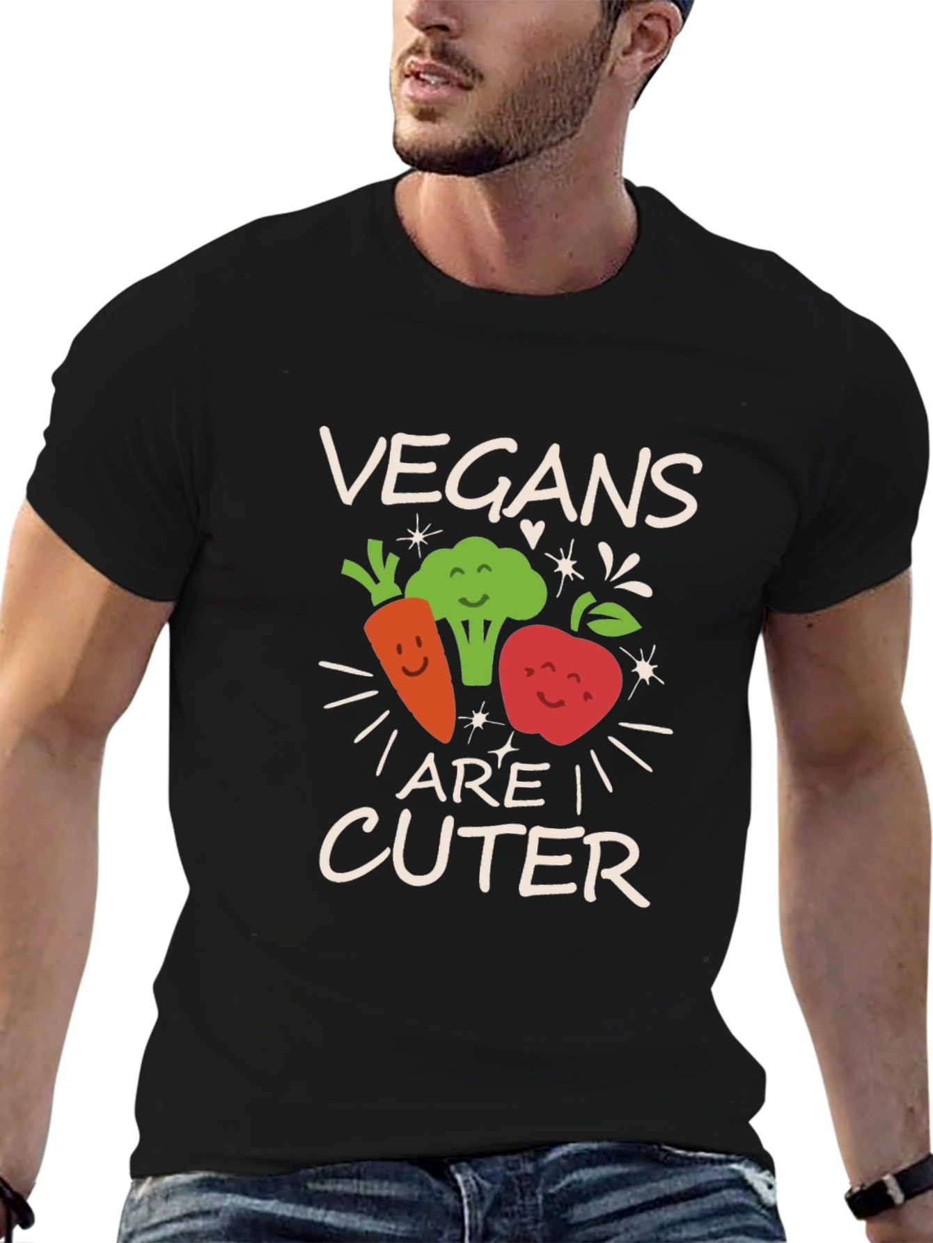 Vegans Are Cuter Graphic Tee