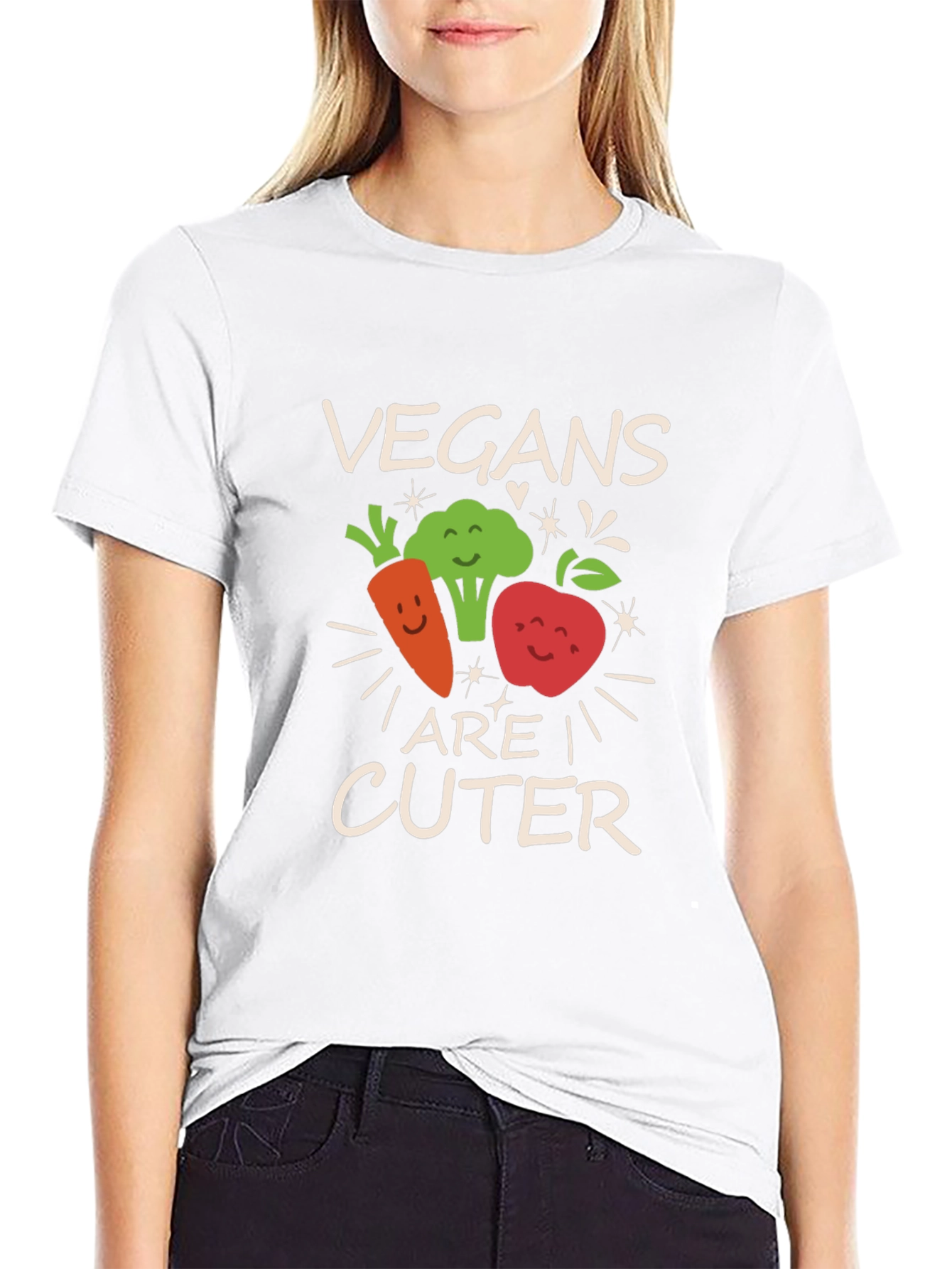 Vegans Are Cuter Graphic Tee