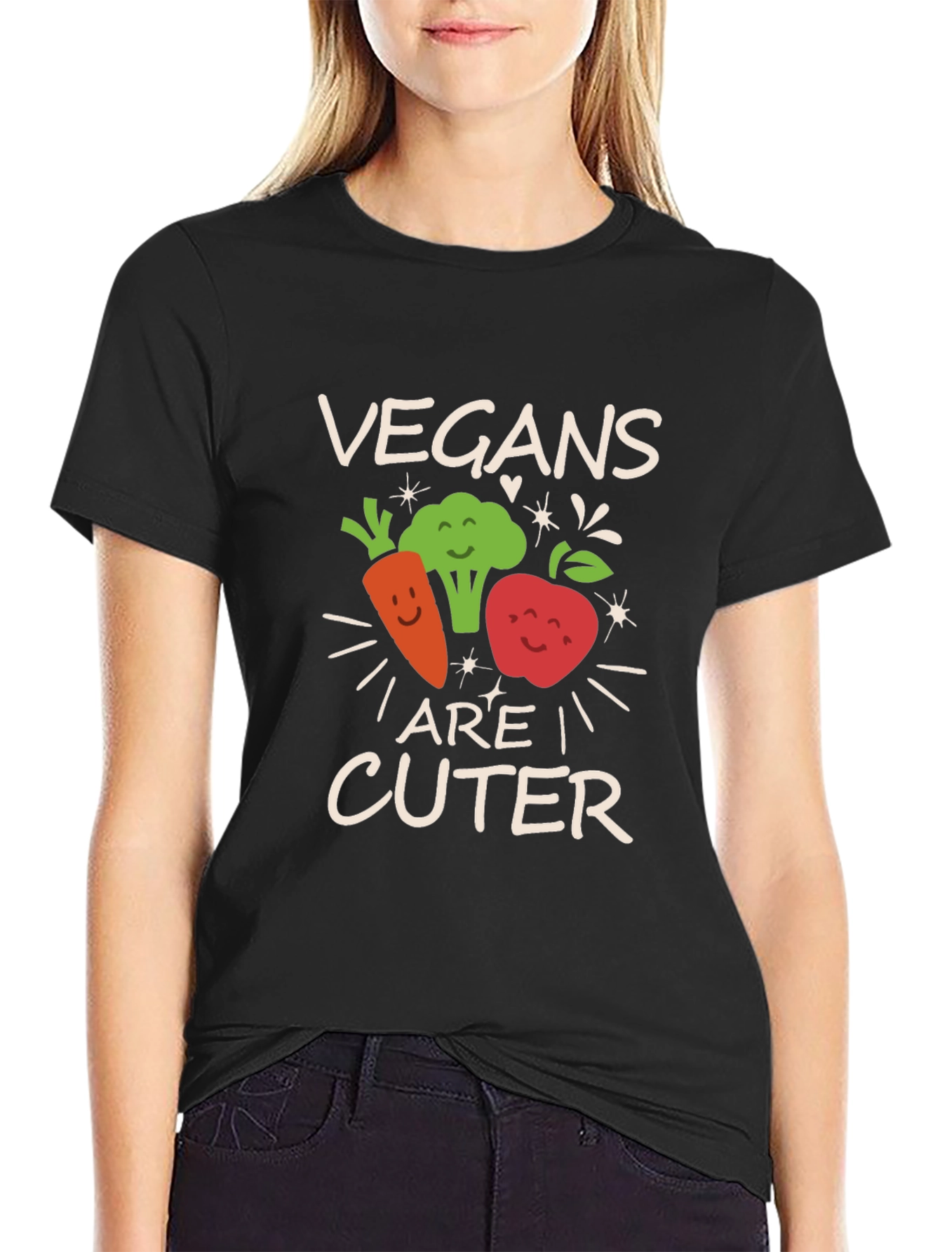 Vegans Are Cuter Graphic Tee