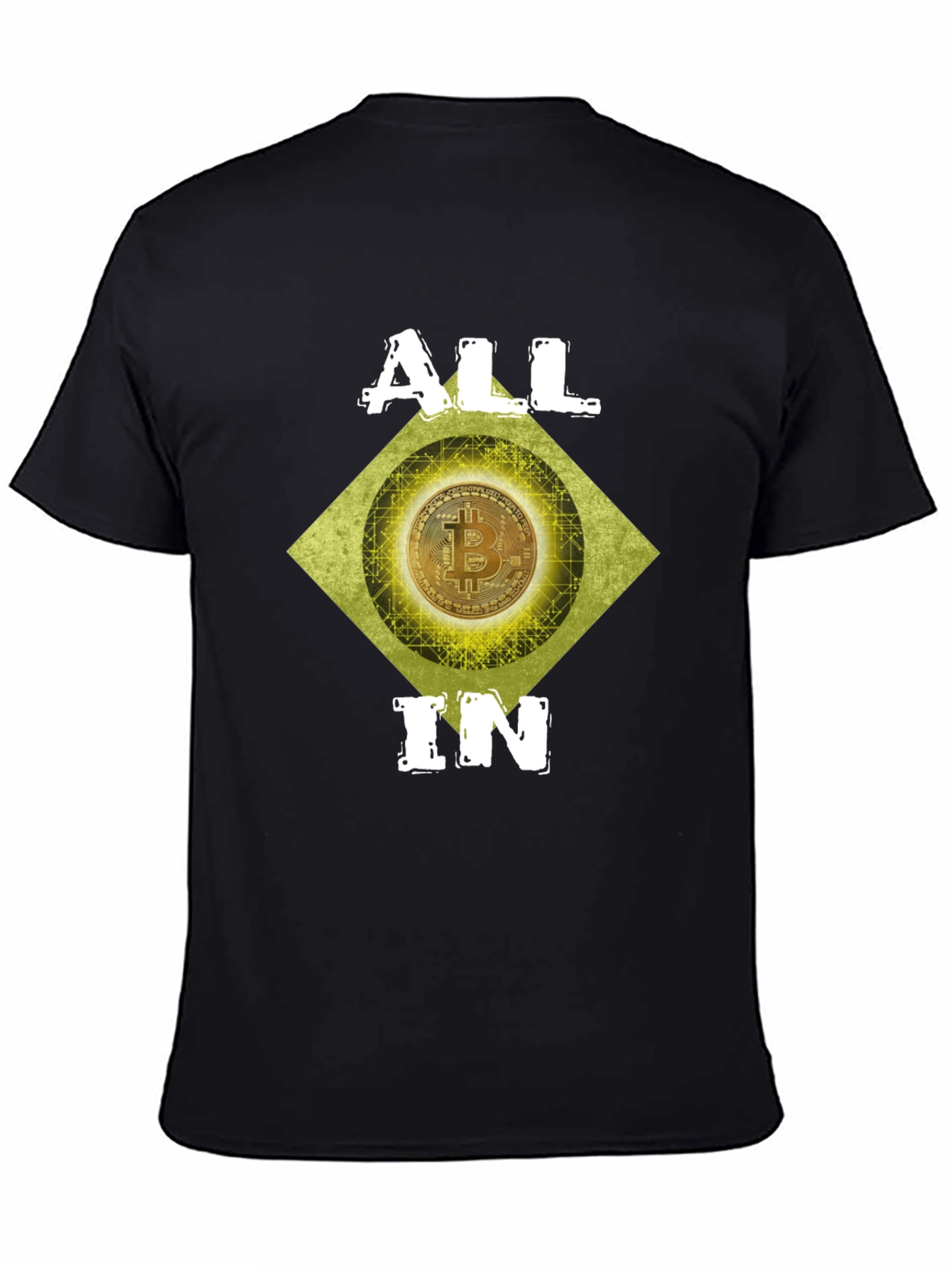 Bitcoin Crypto ALL IN Graphic Tee
