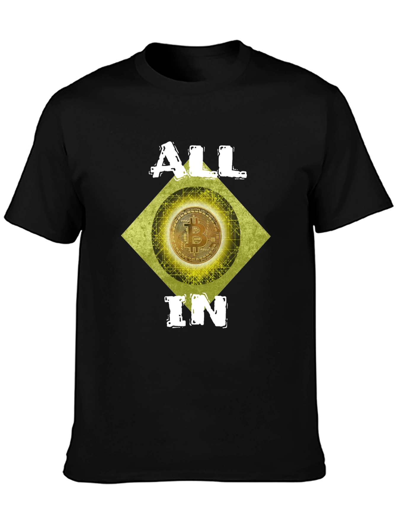 Bitcoin Crypto ALL IN Graphic Tee