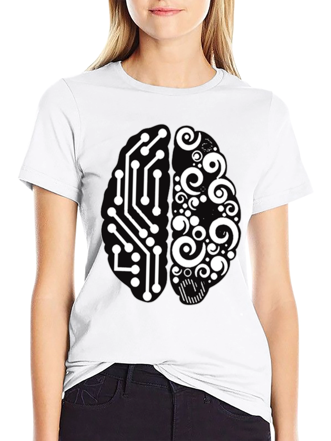 Brain Circuitry Tee - Logic & Creativity