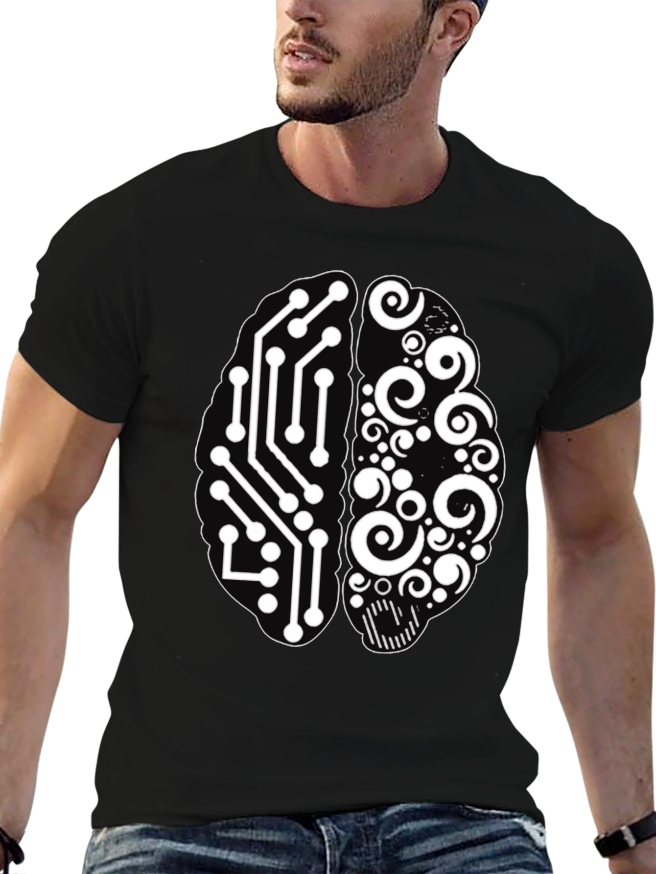 Brain Circuitry Tee - Logic & Creativity