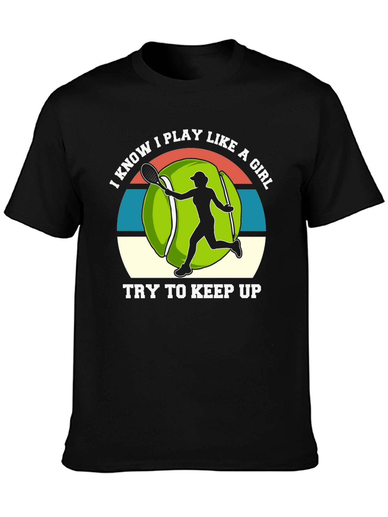 Tennis Player Girl Power T-Shirt