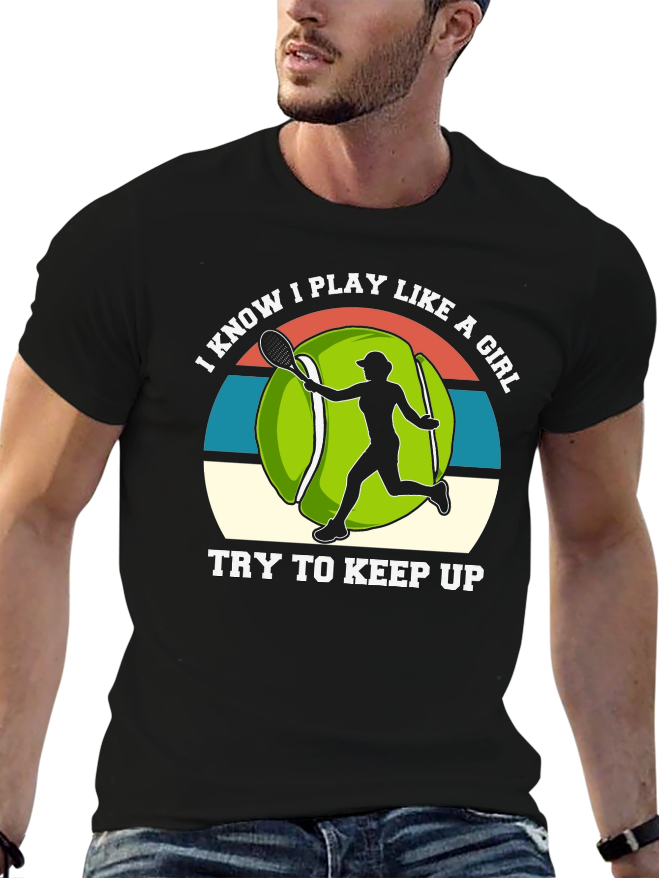 Tennis Player Girl Power T-Shirt